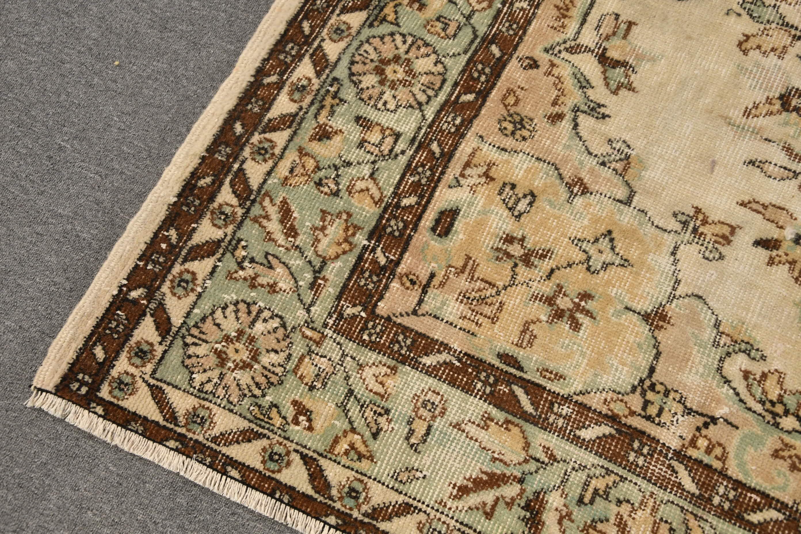 Salon Rug, Ethnic Rugs, Turkish Rug, Dining Room Rugs, Oriental Rugs, Vintage Rug, Floor Rug, Beige Home Decor Rug, 6.4x9.9 ft Large Rug