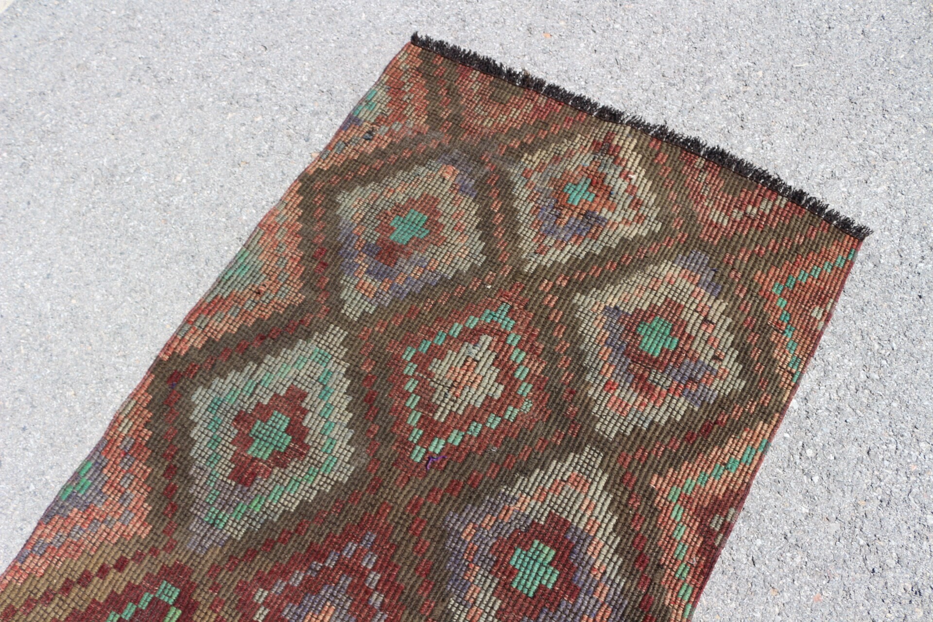 Vintage Halılar, 3x5.4 ft Aksan Halıları, Kilim, Yatak Odası Halıları, Türk Halısı, Oryantal Halılar, Çocuk Halısı, Yer Halıları, Yeşil Yatak Odası Halıları