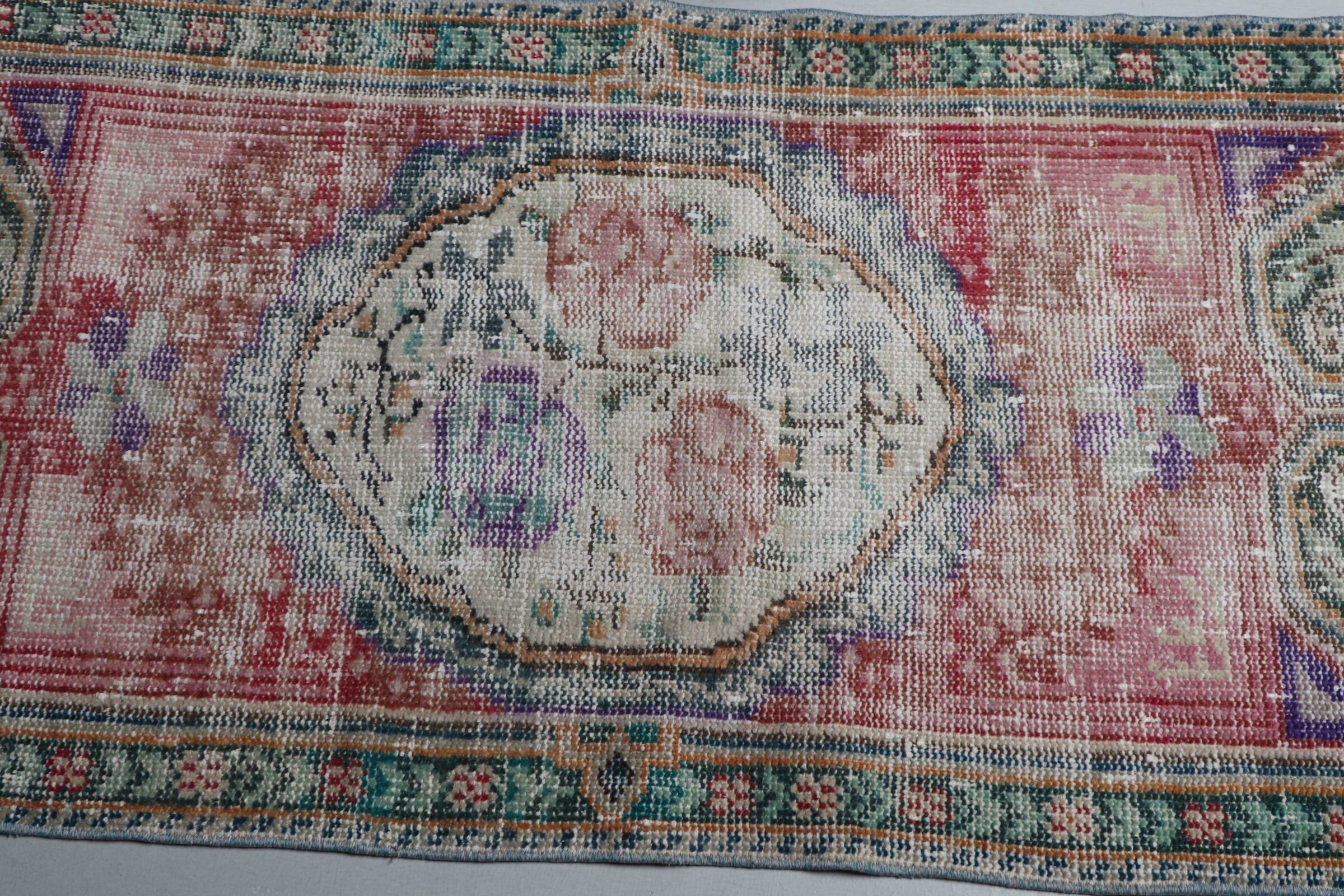 2.4x4.1 ft Small Rug, Vintage Rugs, Rugs for Kitchen, Pink Cool Rug, Door Mat Rug, Anatolian Rugs, Moroccan Rug, Nursery Rug, Turkish Rugs