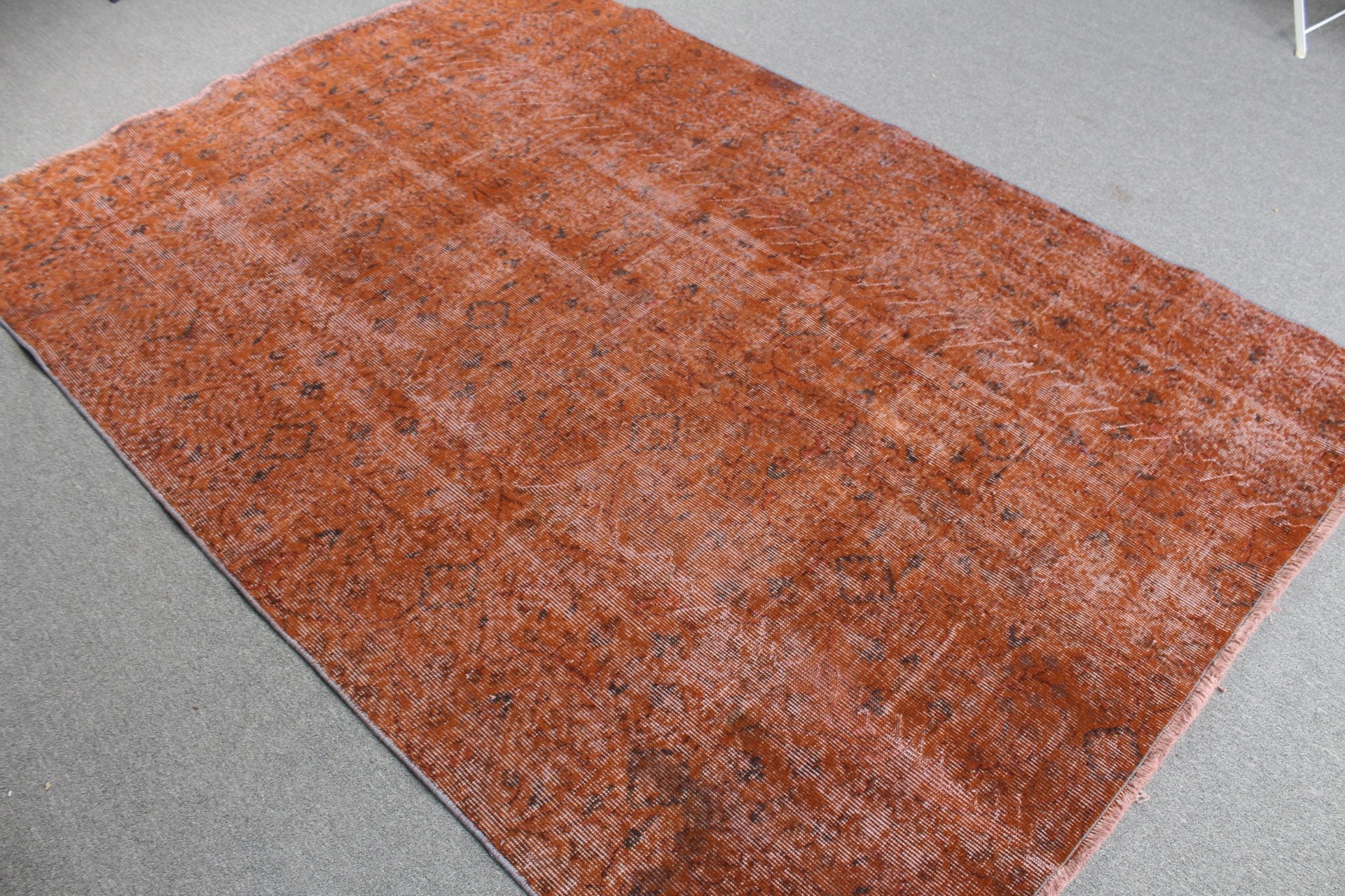 Rugs for Salon, Turkish Rugs, Salon Rugs, Brown  5.3x7.7 ft Large Rug, Cool Rugs, Bedroom Rug, Vintage Rug, Moroccan Rug