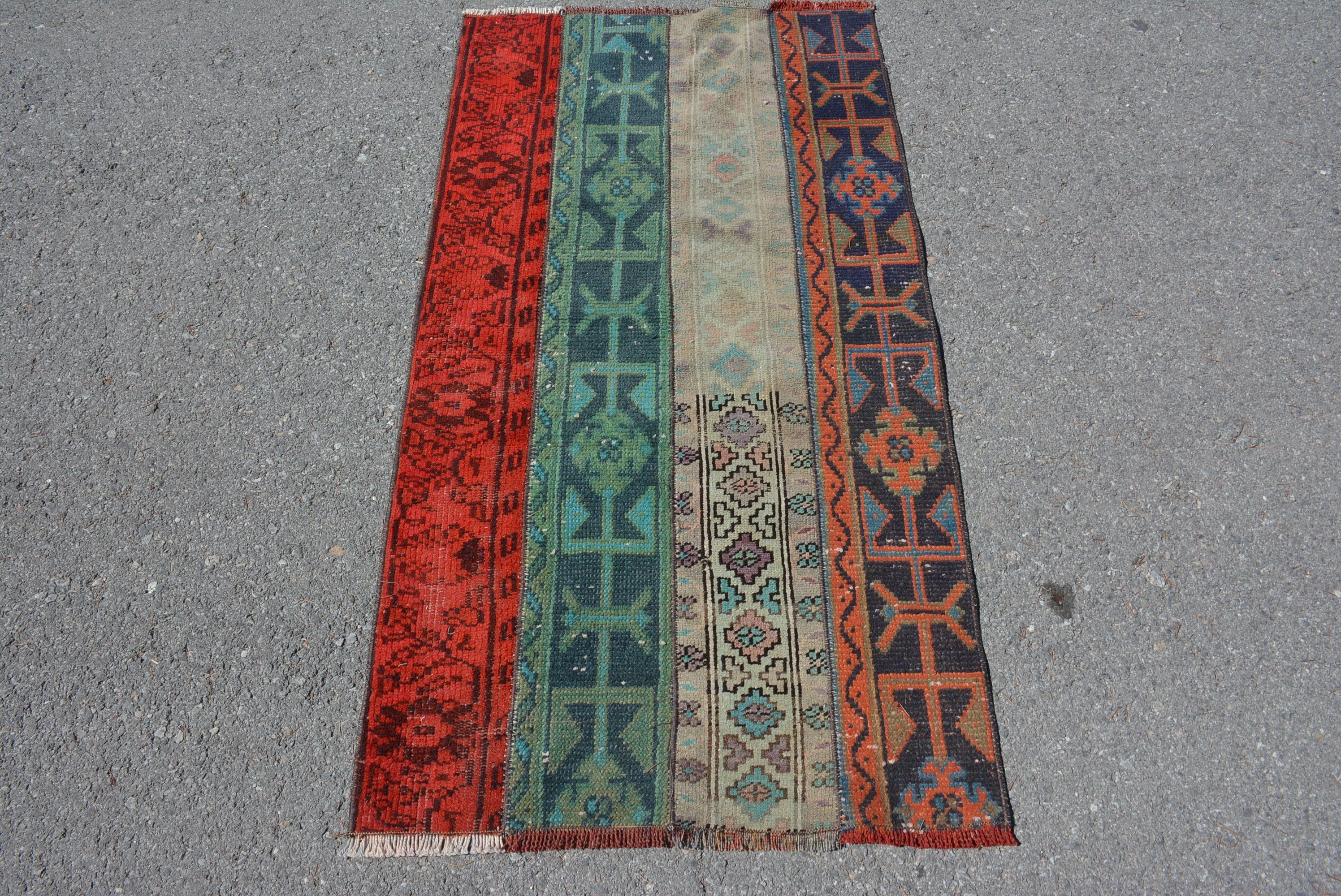 2.4x4.5 ft Küçük Halı, Çocuk Odası Halıları, Renkli Halılar, Banyo Halısı, Vintage Halılar, Yatak Odası Halısı, Sevimli Banyo Paspas Halıları, Türk Halısı, Mutfak Halısı