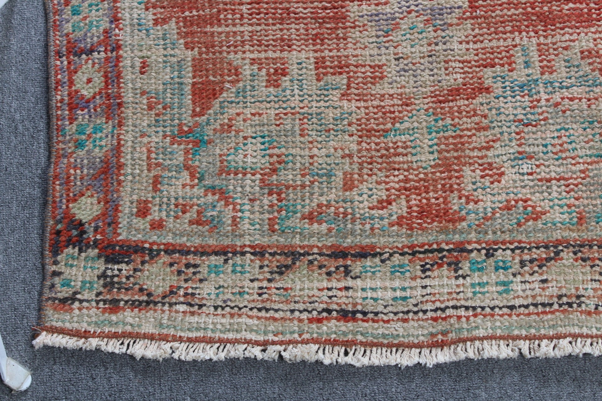 Turkish Rug, Antique Rug, Red Bedroom Rug, Bath Rug, Moroccan Rug, Vintage Rug, 2.5x4.6 ft Small Rug, Bathroom Rug, Rugs for Car Mat