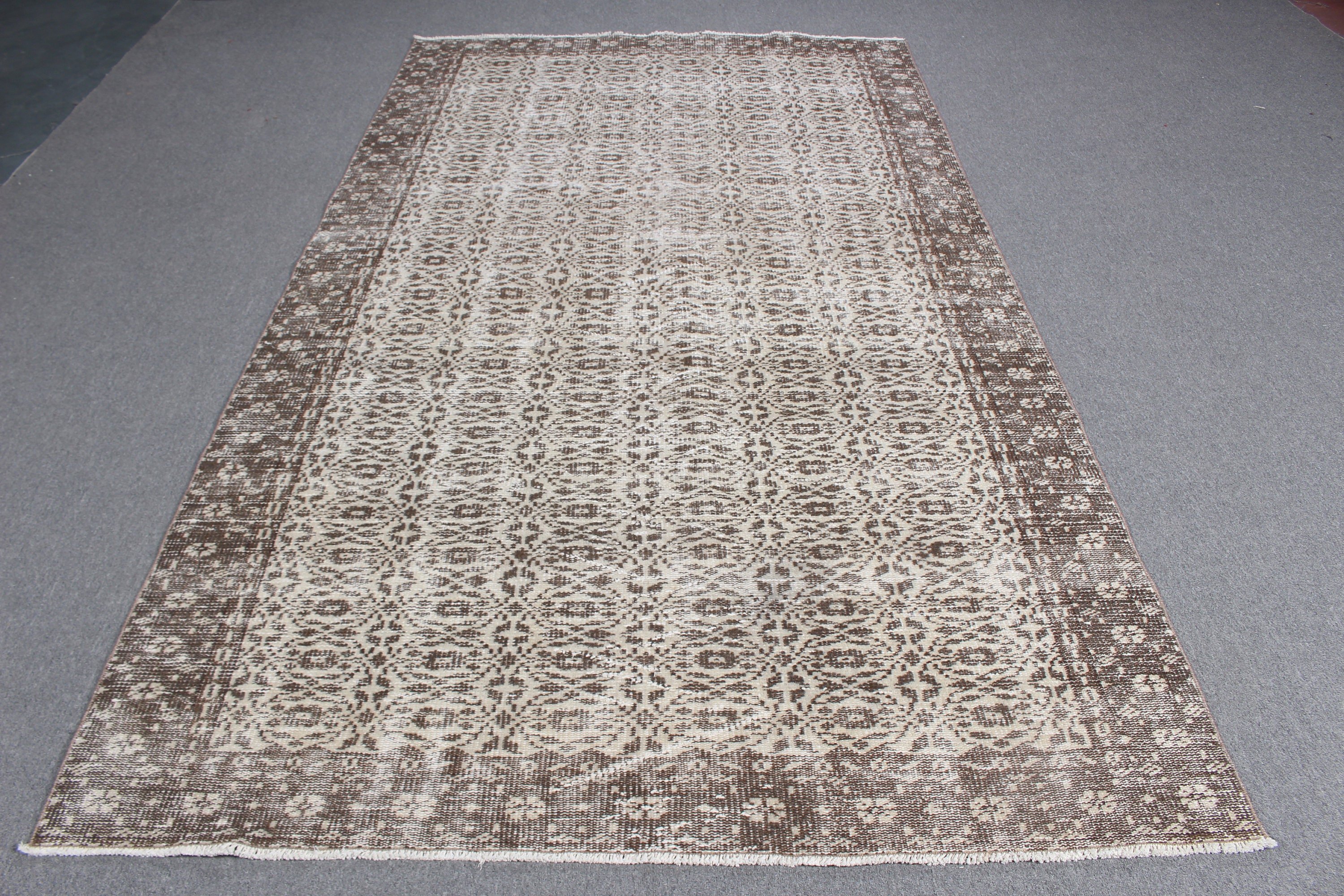 Turkish Rugs, Moroccan Rugs, Beige Handwoven Rug, 5.2x9.3 ft Large Rugs, Vintage Rug, Neutral Rugs, Large Boho Rug, Bedroom Rugs