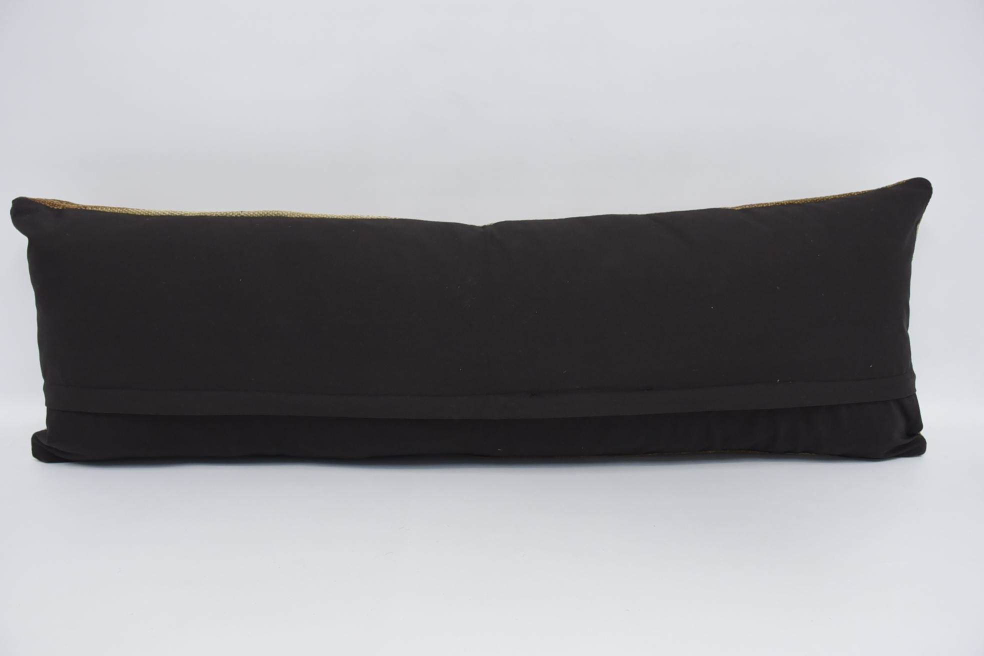 Kanepe Minder Kılıfı, 16"x48" Bej Kırlent Kılıfı, Kırlent Yastık, Dış Mekan Minder Kılıfı, Vintage Kilim Atma Yastık, Kilim Yastık Kılıfı