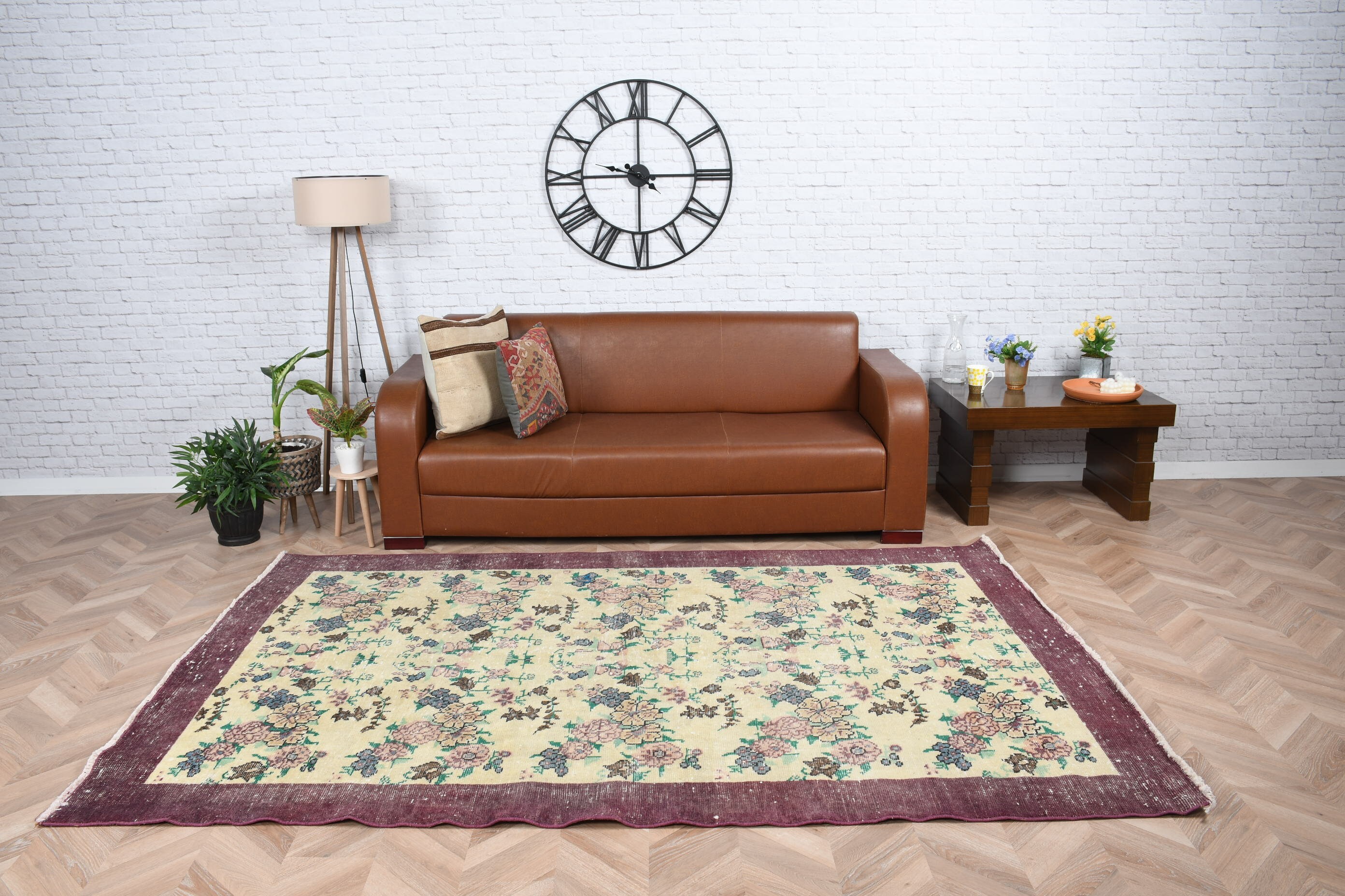 Living Room Rug, Turkish Rugs, Vintage Rug, Bedroom Rugs, Oriental Rug, Green  5.5x8.6 ft Large Rug, Rugs for Living Room