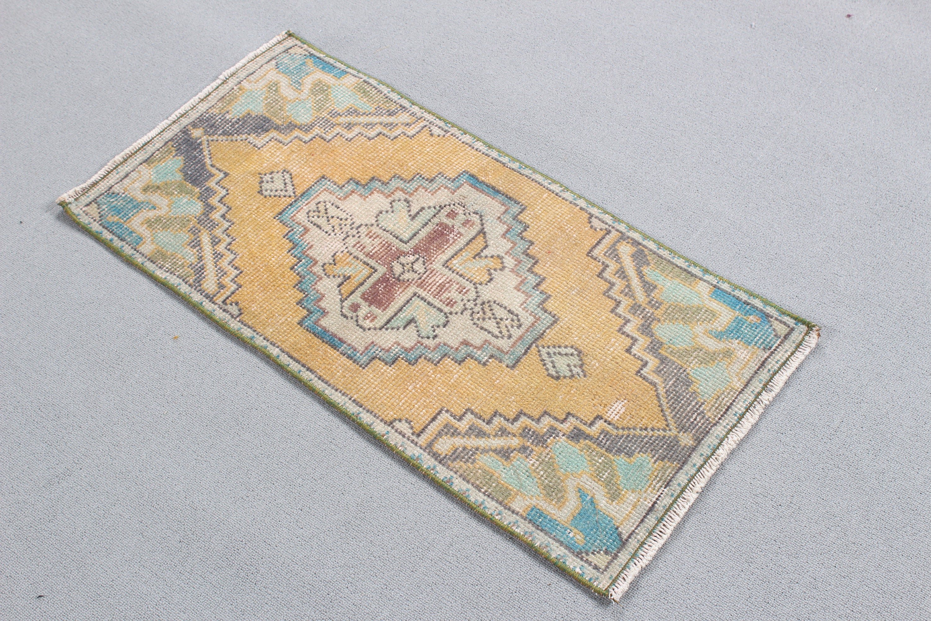 Flatweave Rug, Turkish Rug, Bath Rugs, Luxury Rugs, Oriental Rug, Vintage Rugs, Car Mat Rugs, Bronze Statement Rugs, 1.3x2.8 ft Small Rug