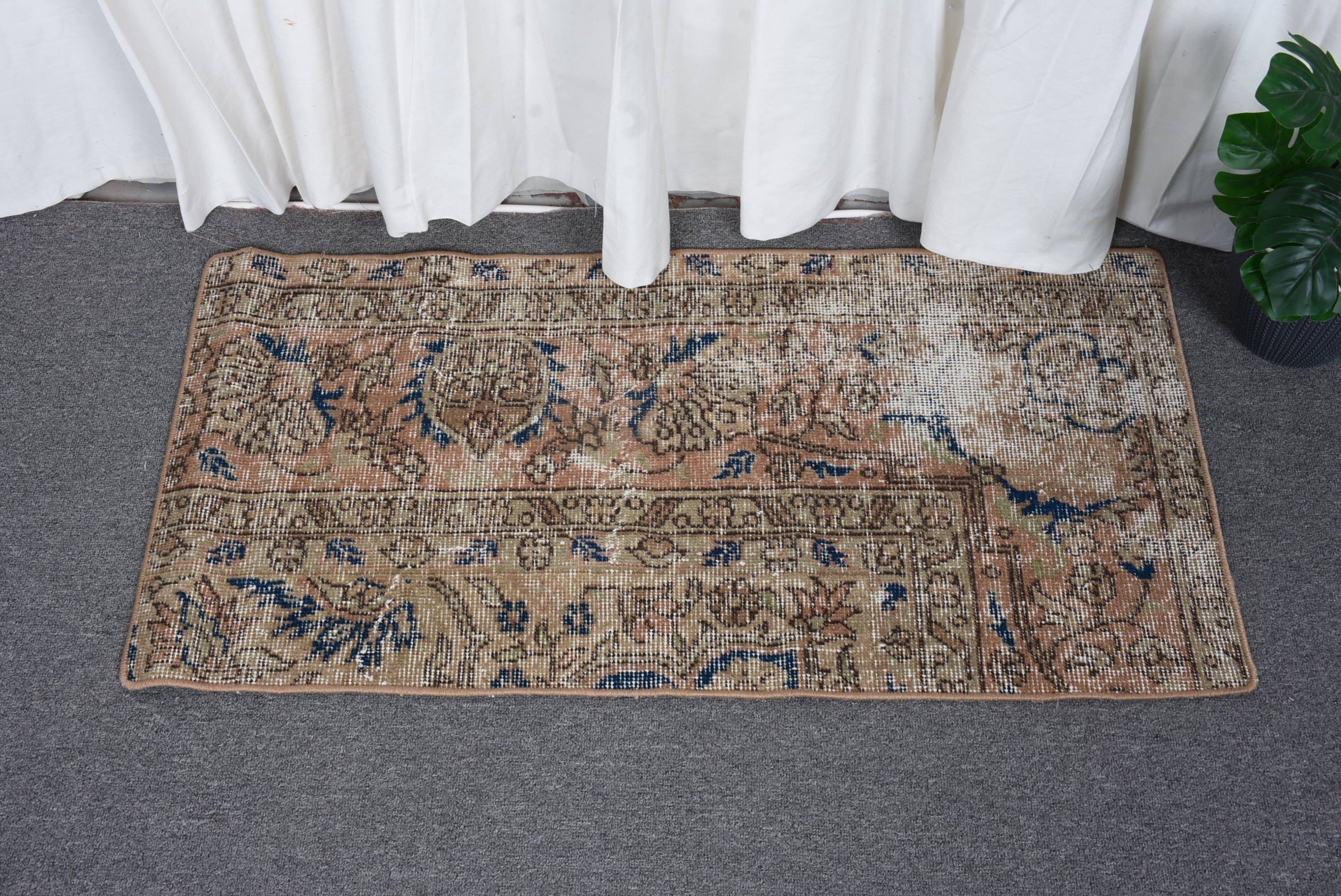 Duvara Asılı Halı, Vintage Halılar, 1.7x3.3 ft Küçük Halı, Fas Halıları, Türk Halısı, Kırmızı Mutfak Halısı, Yatak Odası Halısı, Sanat Halısı, Banyo Halıları