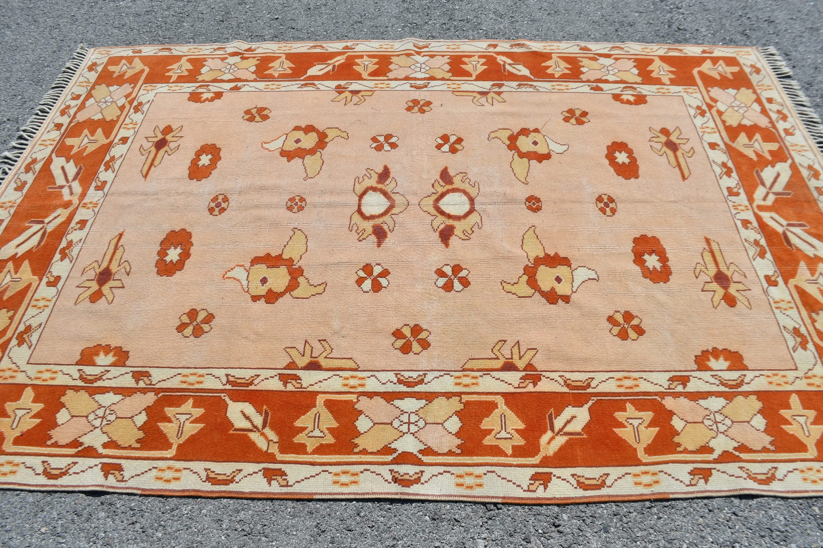 Living Room Rug, Kitchen Rug, Muted Rug, Rugs for Salon, Bedroom Rugs, Salon Rugs, 5.7x8.6 ft Large Rugs, Turkish Rug, Vintage Rugs