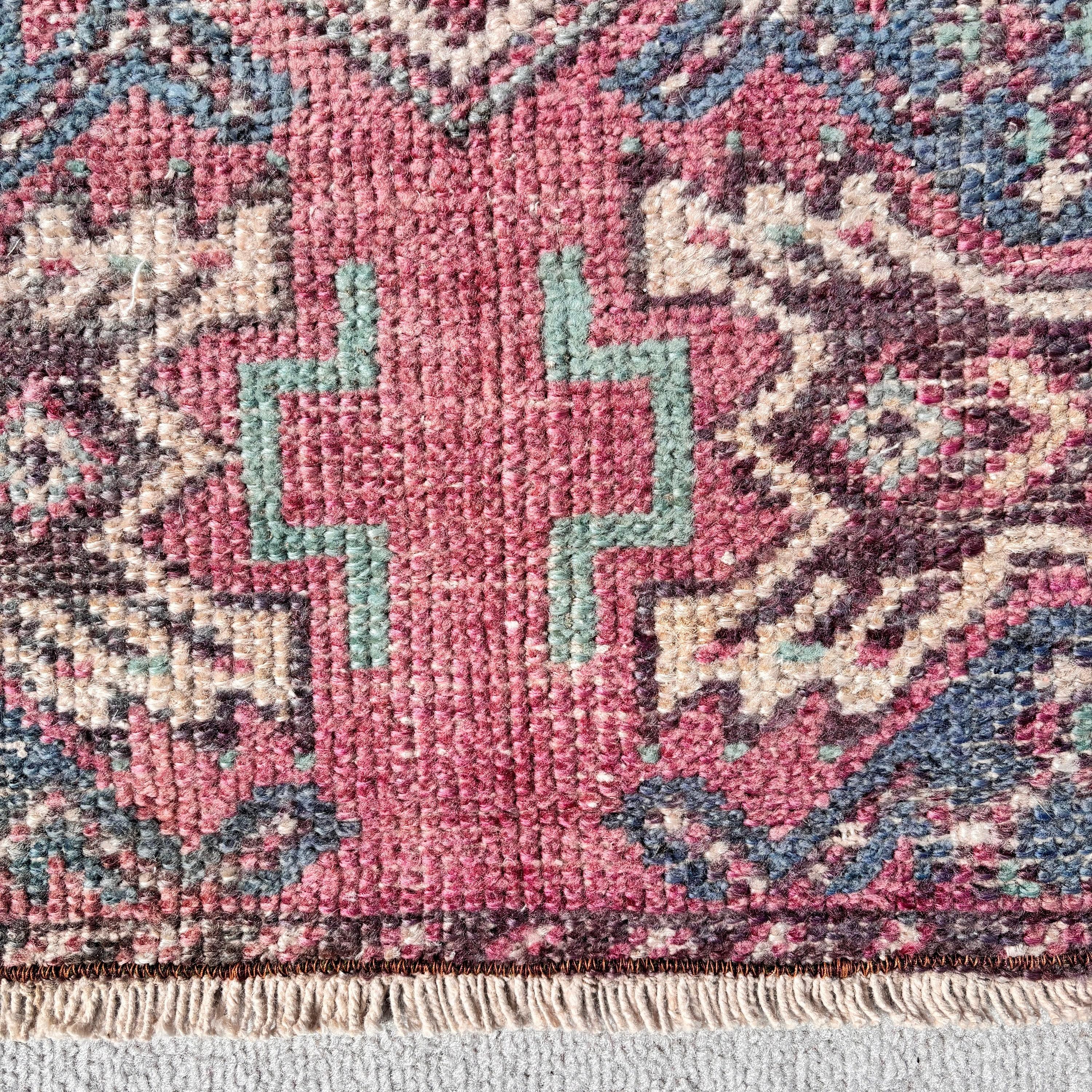 Turkish Rugs, Small Boho Rugs, Aztec Rug, 1.5x2.8 ft Small Rugs, Nursery Rug, Vintage Rugs, Modern Rugs, Kitchen Rugs, Purple Statement Rug