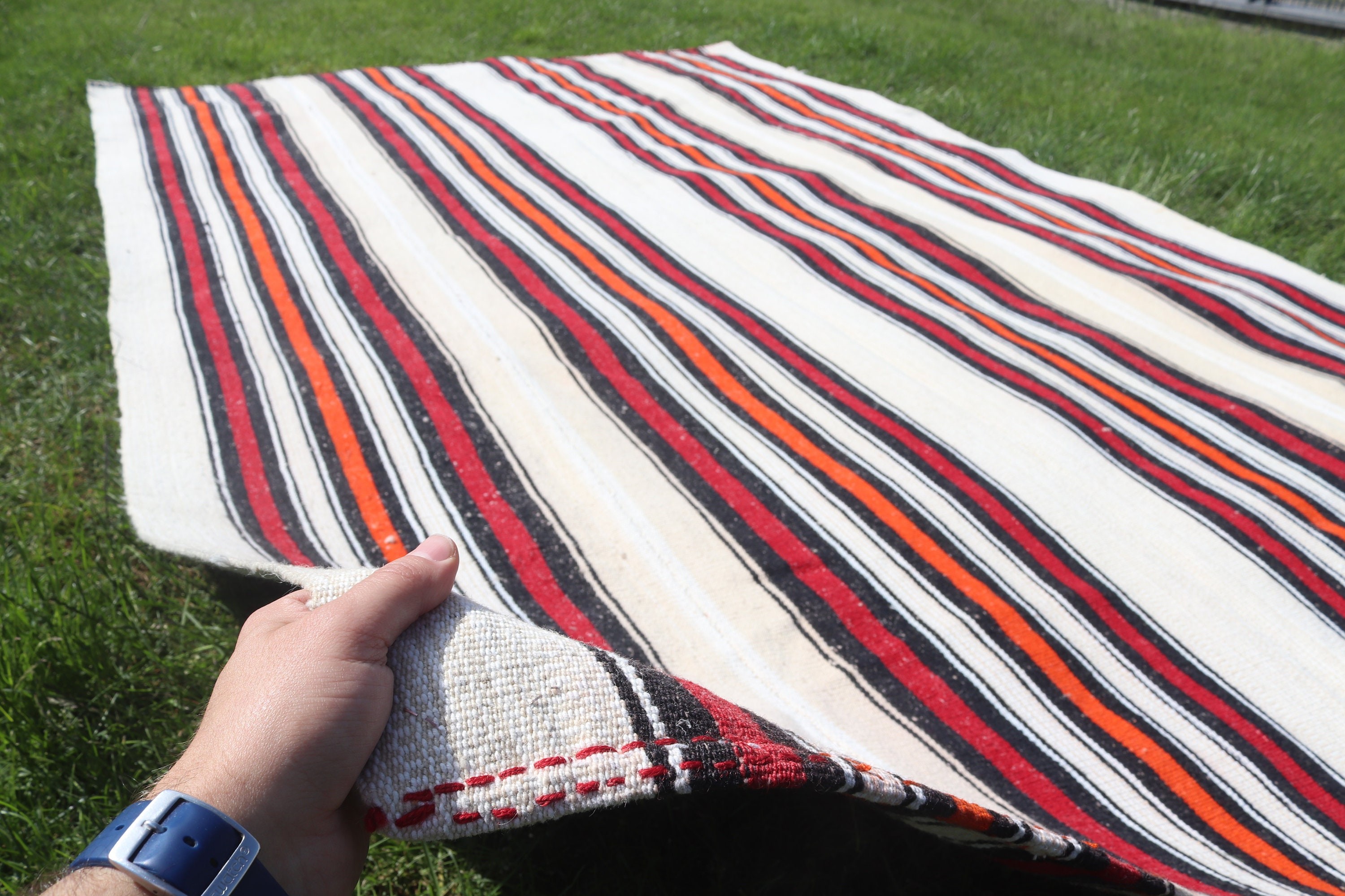 Bej Lüks Halılar, Büyük Vintage Halılar, Oryantal Halılar, Yün Halılar, 5.9x10 ft Büyük Halı, Vintage Halılar, Türk Halısı, Kilim, Oturma Odası Halısı