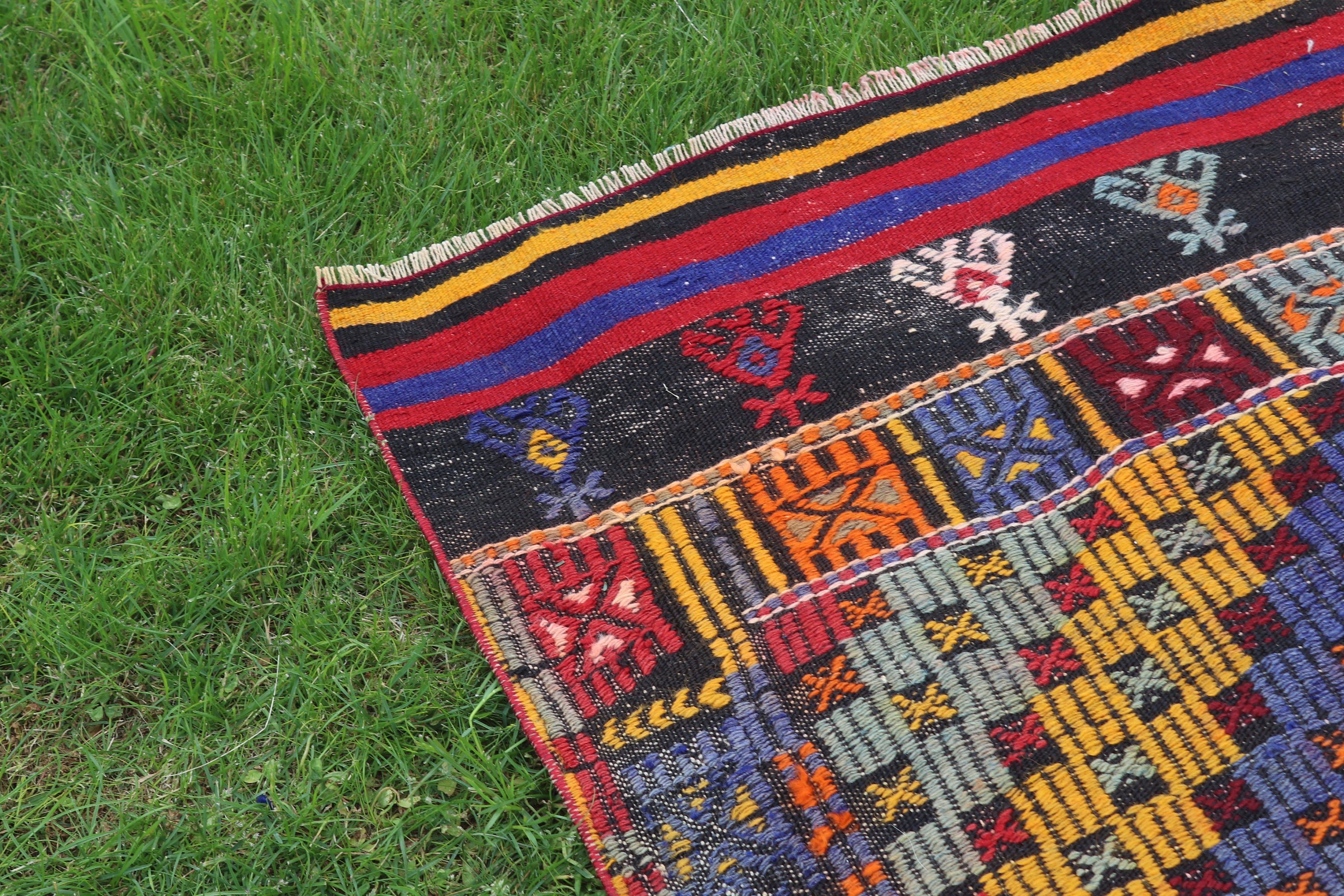 Gökkuşağı Geometrik Halılar, Ev Dekor Halısı, Egzotik Halı, 5.6x9.1 ft Büyük Halı, Vintage Halı, Lüks Halı, Büyük Vintage Halı, Türk Halısı, Kilim