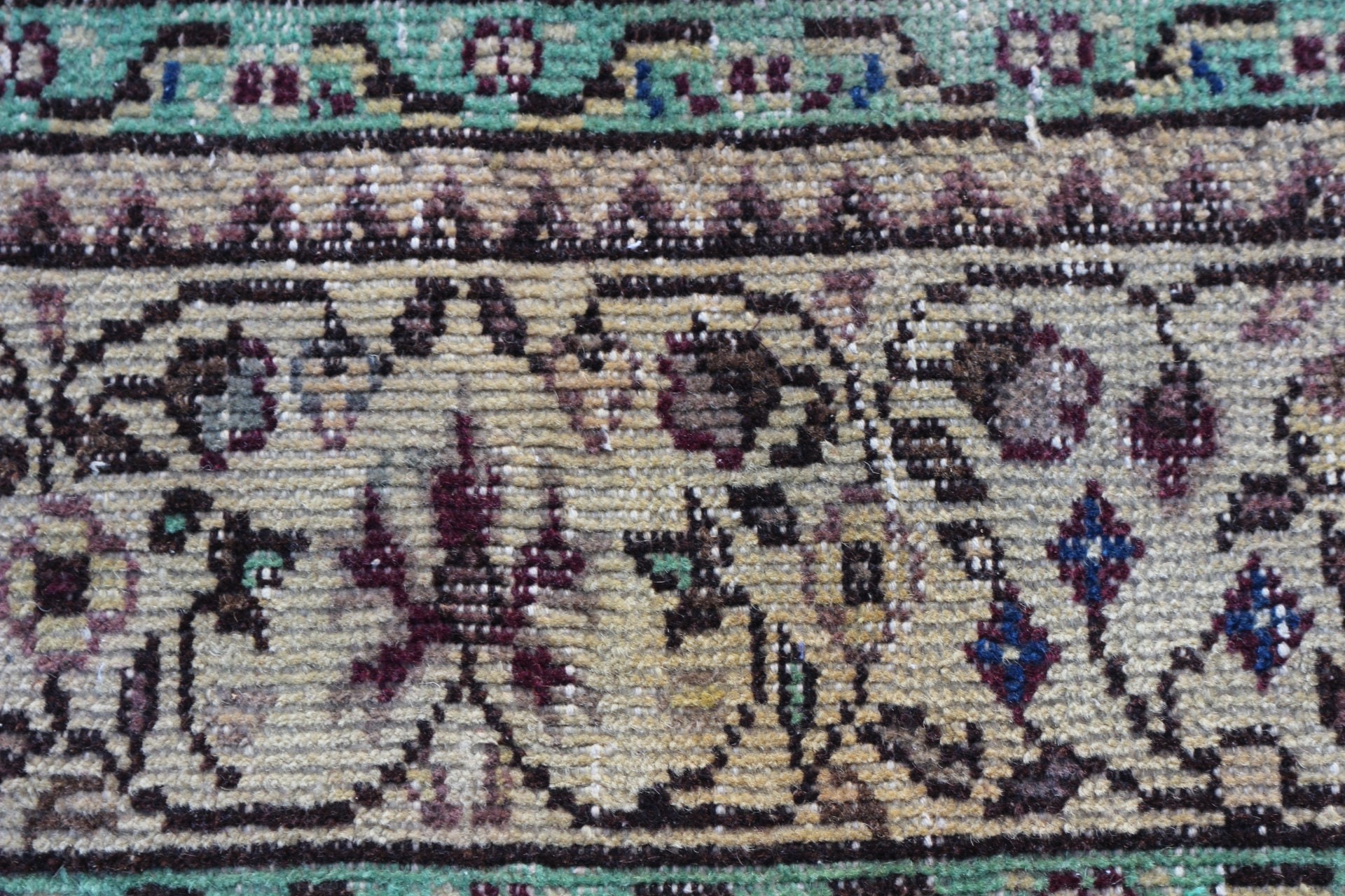 Kitchen Rug, Vintage Rug, 2.7x2.8 ft Small Rug, Green Moroccan Rugs, Oriental Rug, Rugs for Wall Hanging, Turkish Rug, Bathroom Rug