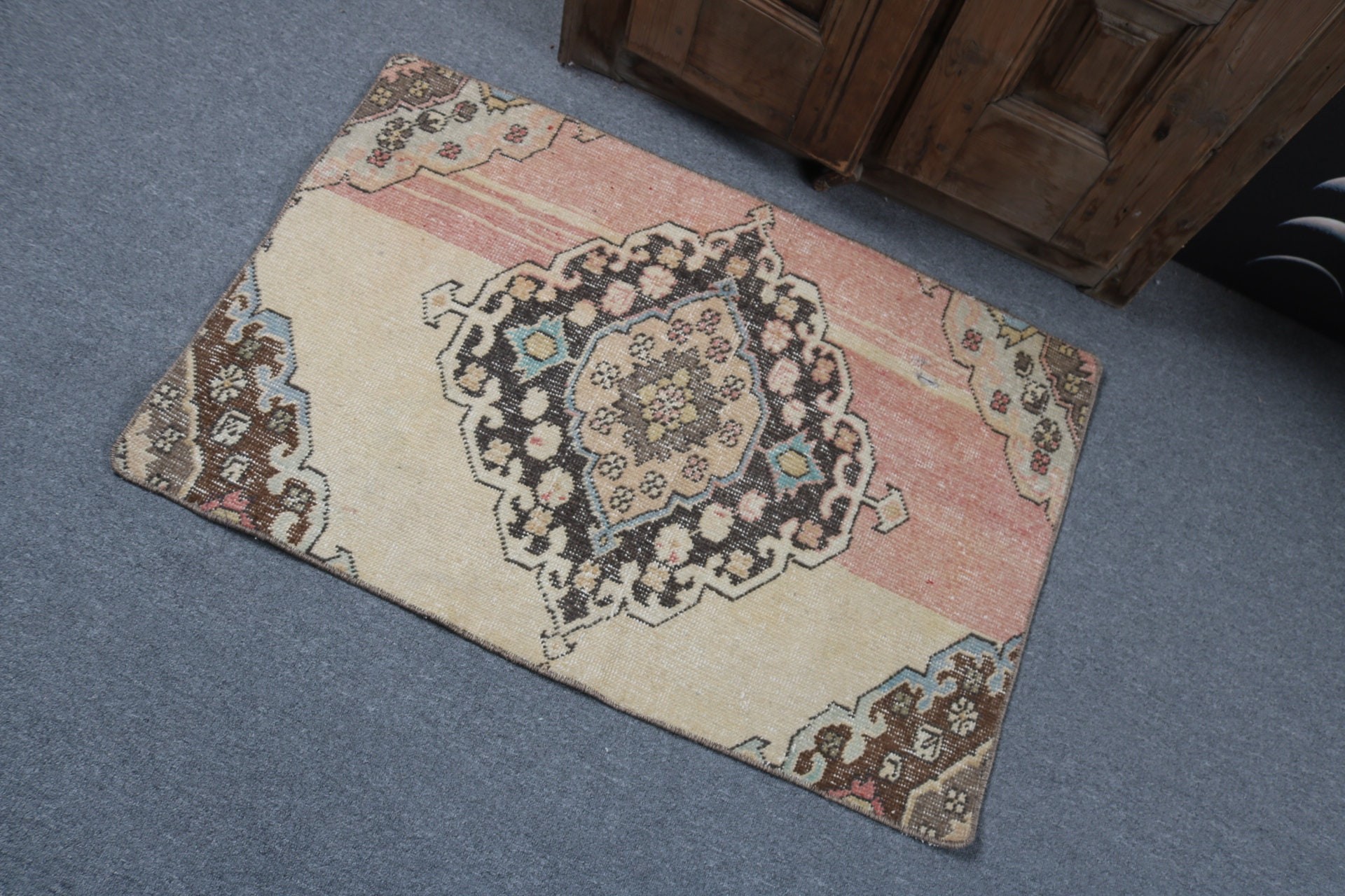 Türk Halısı, Fas Halıları, Sarı Açıklama Halıları, Duvara Asılan Halılar, Vintage Halılar, 2.3x3.4 ft Küçük Halılar, Yatak Odası Halısı