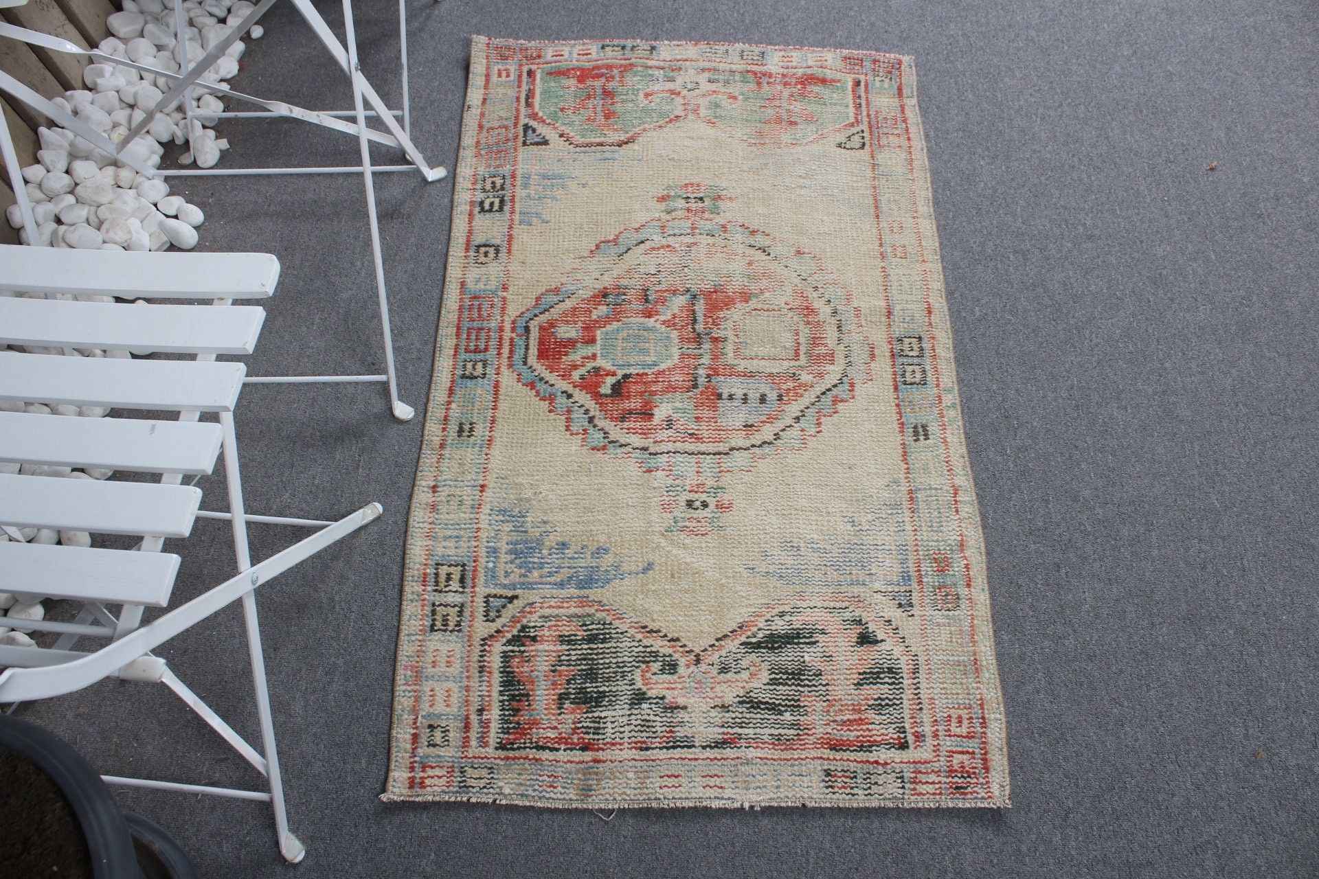 Turkish Rug, Car Mat Rugs, Vintage Rugs, Home Decor Rugs, Kitchen Rug, Antique Rugs, 2.3x4.1 ft Small Rugs, Wedding Rug, Beige Floor Rug