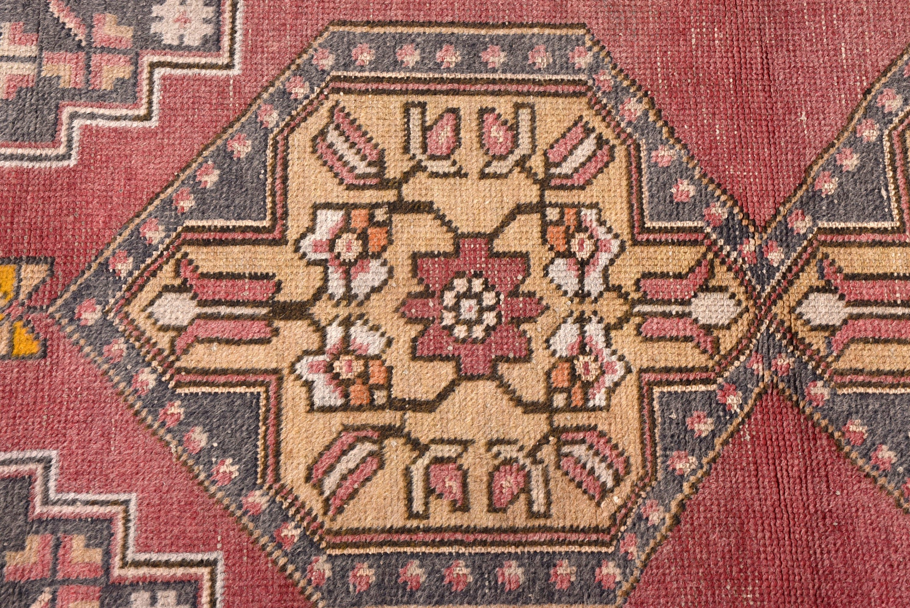 El Yapımı Halı, Boho Halı, Mor Boho Halı, Çocuk Halıları, Boho Vurgulu Halı, Türk Halıları, 3.1x6.3 ft Vurgulu Halı, Vintage Halılar, Anadolu Halıları