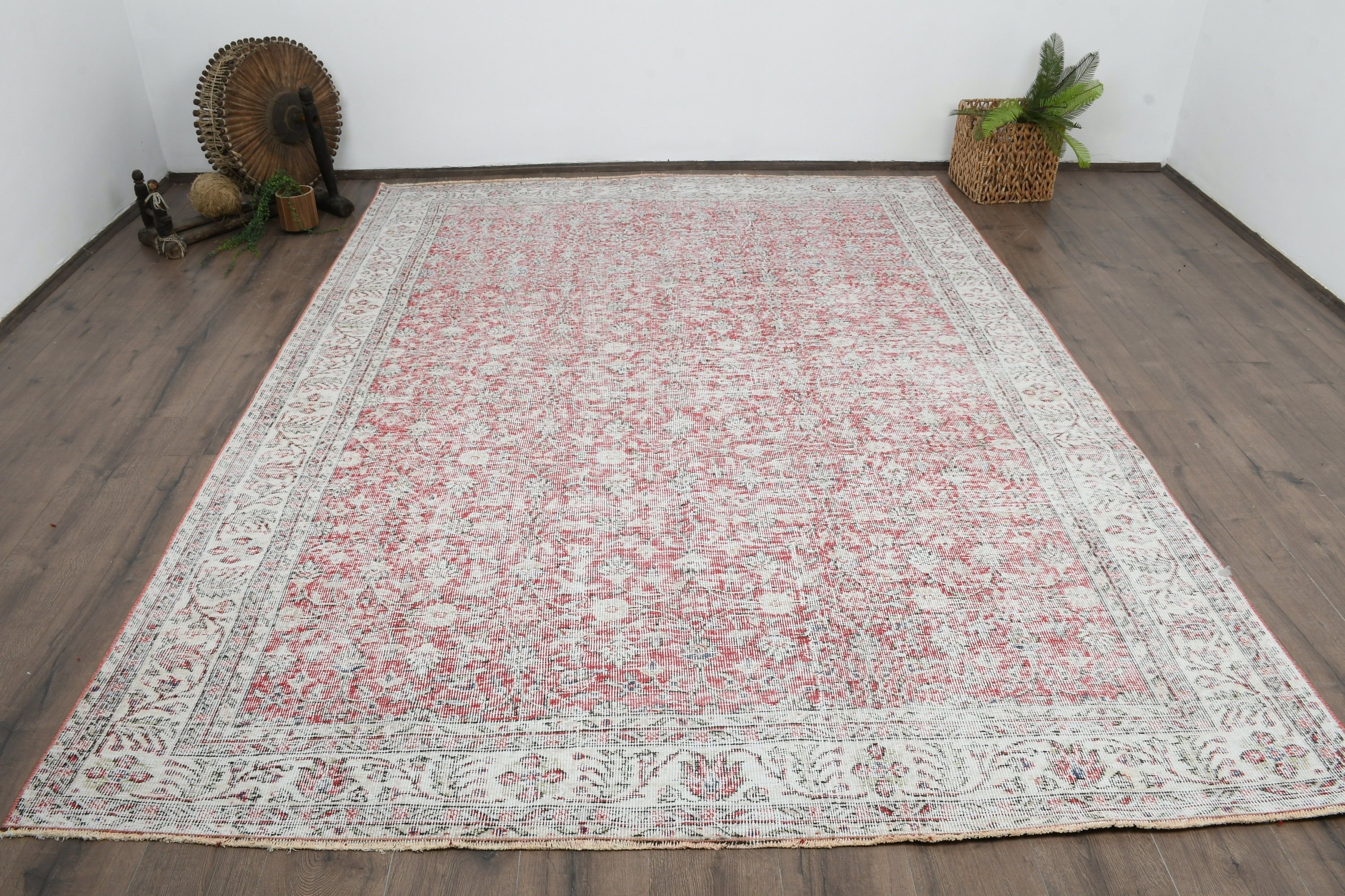 Yatak Odası Halıları, Türk Halıları, Sanat Halıları, 7.2x9.7 ft Büyük Halı, Yemek Odası Halısı, Yün Halısı, Siyah Mutfak Halısı, Vintage Halı, Anadolu Halıları