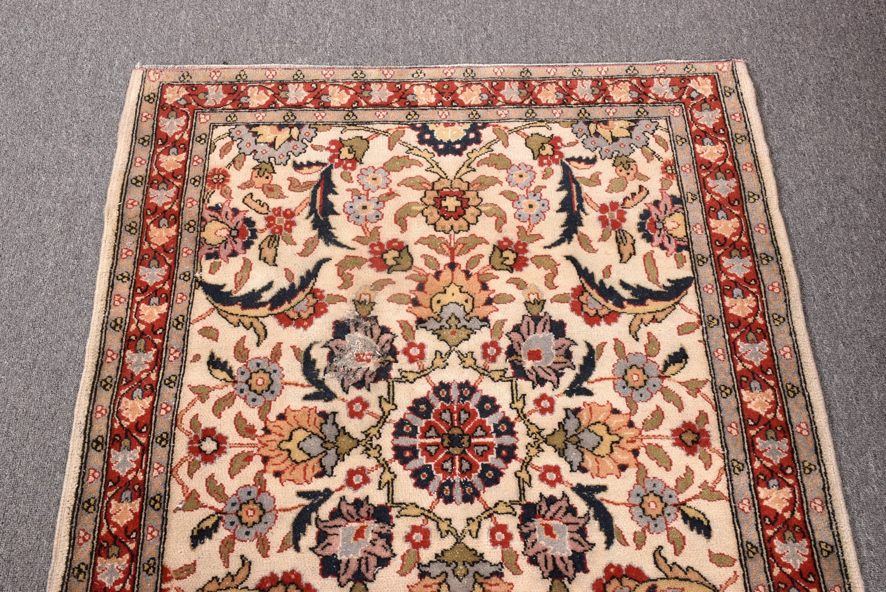 Oryantal Halılar, Duvara Asılı Halılar, 2.8x3.6 ft Küçük Halı, Türk Halısı, Paspas Halıları, Vintage Halı, Kırmızı Ev Dekor Halıları, Nötr Halılar