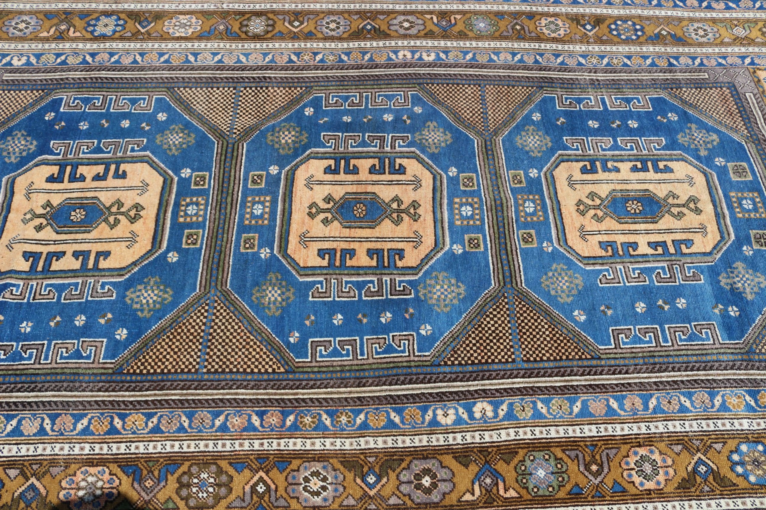 Bedroom Rugs, Turkish Rug, Living Room Rug, Blue  4.8x10.1 ft Large Rugs, Antique Rugs, Moroccan Rug, Custom Rug, Vintage Rug