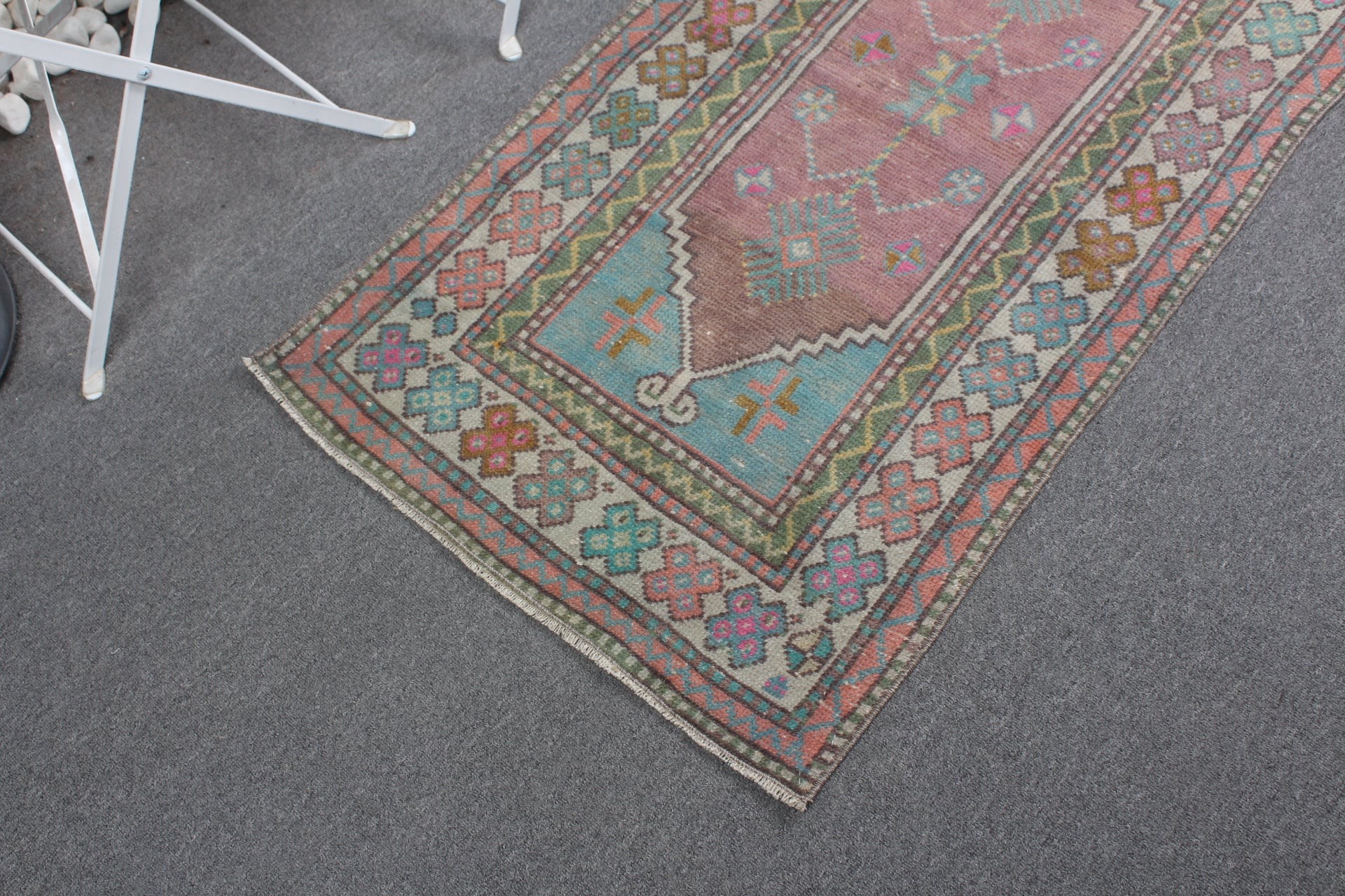 Vintage Halı, Antika Halılar, Yer Halısı, Yatak Odası Halıları, Mor Yün Halı, Araba Paspas Halıları, Mutfak Halıları, 2.2x4.2 ft Küçük Halı, Türk Halısı