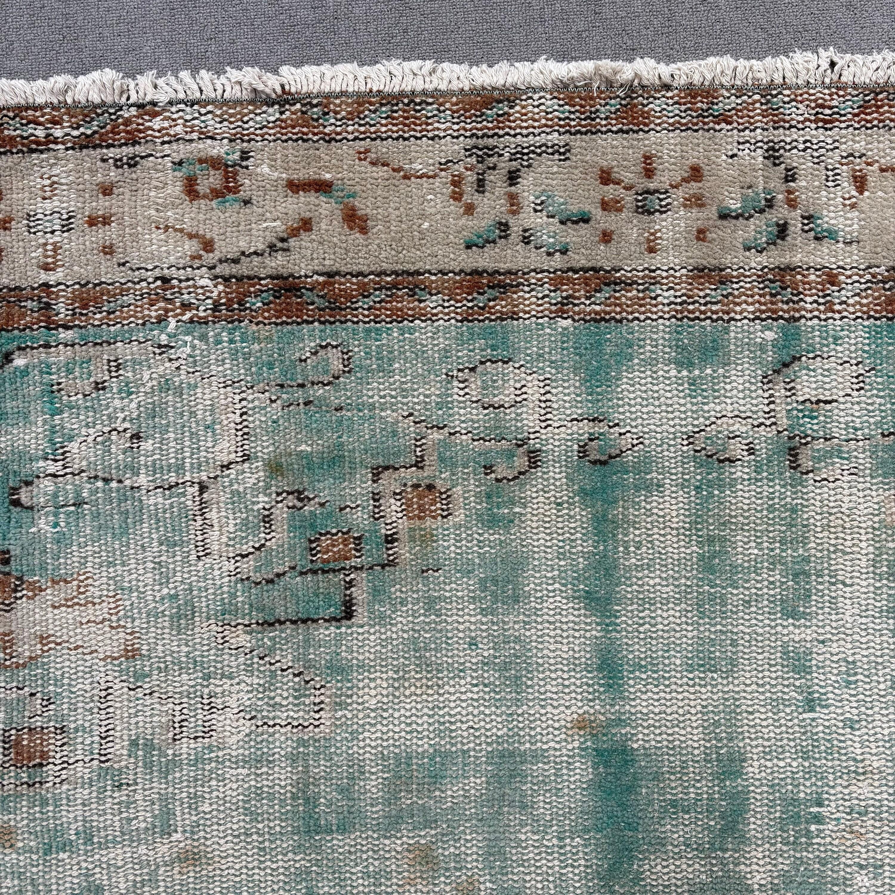 Oryantal Halı, 6.2x9.5 ft Büyük Halı, Yeşil Oryantal Halı, Yatak Odası Halısı, Yemek Odası Halıları, Vintage Halı, Etnik Halı, Türk Halıları