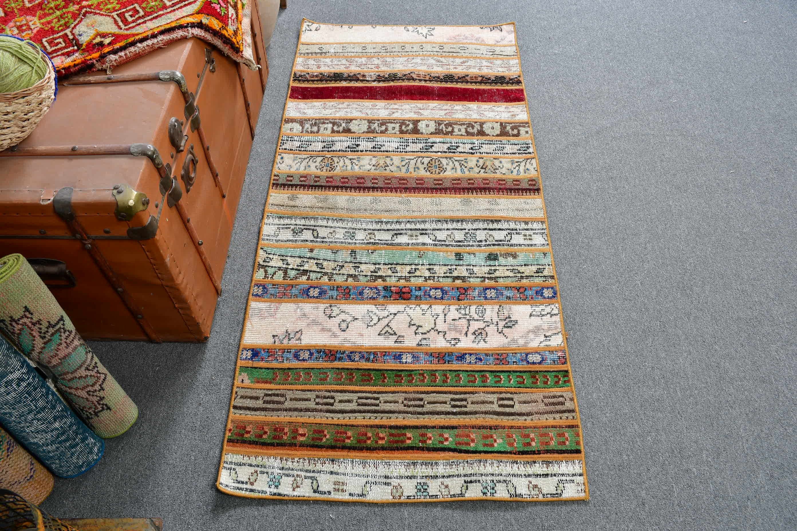 Vintage Halılar, Araba Paspas Halısı, Yatak Odası Halısı, Türk Halıları, Soluk Halılar, Kapı Paspası Halıları, Duvara Asılan Halılar, Renkli Halı, 2,4x5,2 ft Küçük Halılar