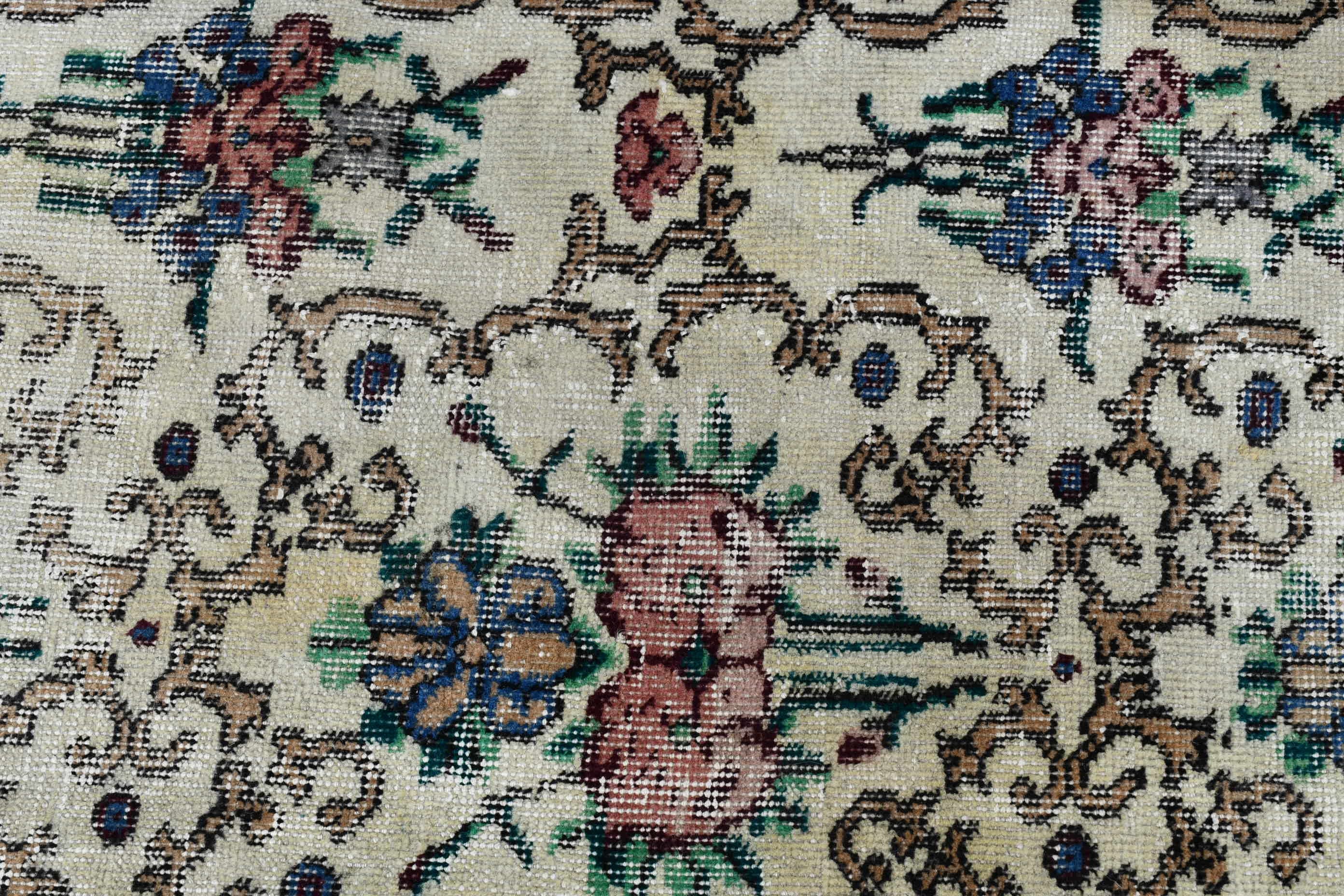 Mutfak Halısı, Yeşil Oryantal Halı, Türk Halısı, 2x5.6 ft Runner Halısı, Koridor Halısı, Runner Halıları, Vintage Halı, Koridor Halıları