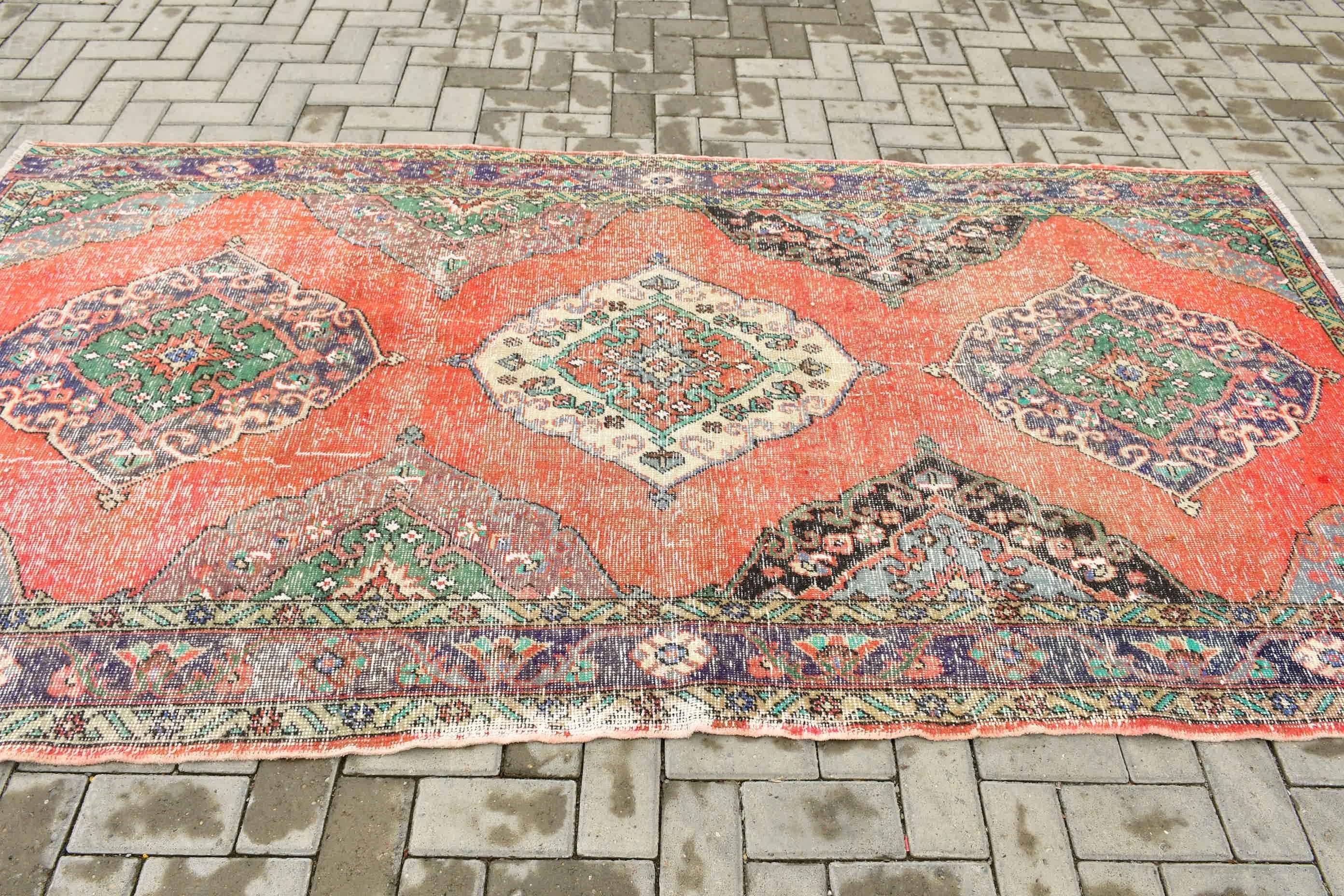 Yün Halılar, 4.8x8 ft Alan Halısı, Soğuk Halılar, Türk Halısı, Vintage Halılar, Mutfak Halıları, Oturma Odası Halısı, Kırmızı Soğuk Halı, Soluk Halı, Çocuk Halıları