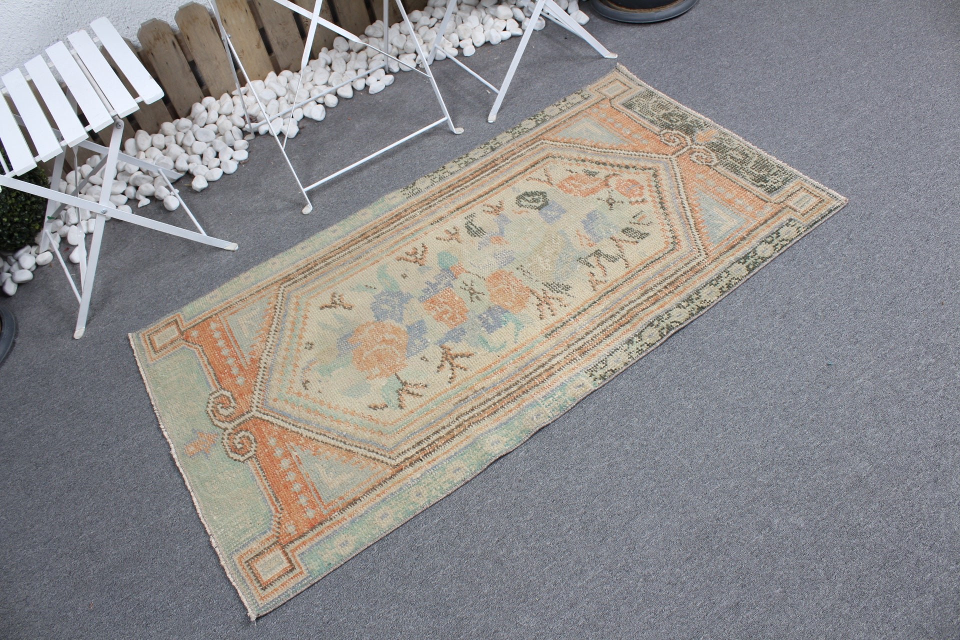 Beige Kitchen Rugs, Floor Rug, Bathroom Rug, Vintage Rug, 2.6x4.7 ft Small Rug, Outdoor Rugs, Oriental Rug, Turkish Rugs, Wall Hanging Rug