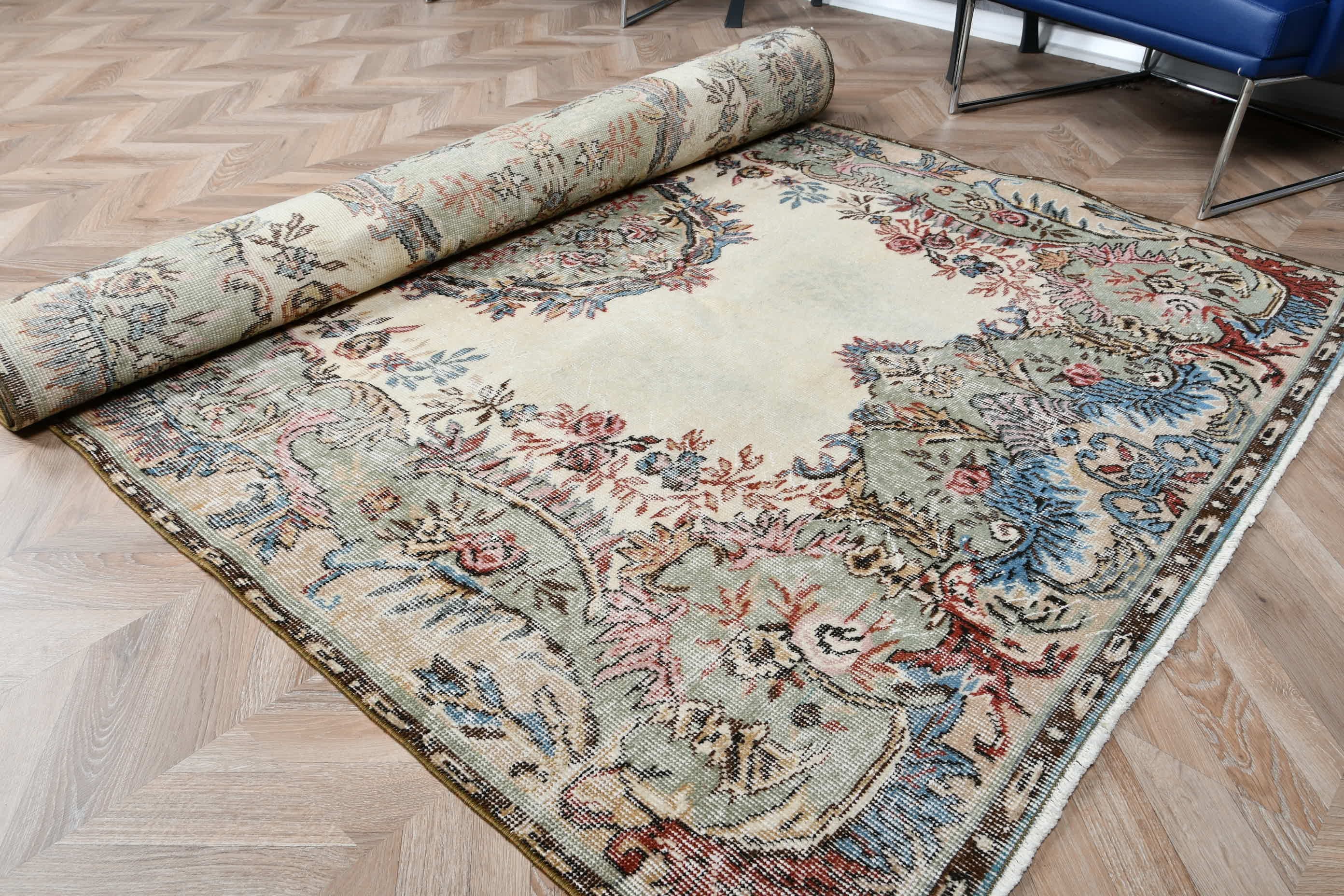 Bej Anadolu Halı, Uşak Halı, 167x278 cm Salon Halı, Yatak odası Halı, Oturma odası Halı, Yemek odası Halı, Türk Halı, Oturma odası Halı