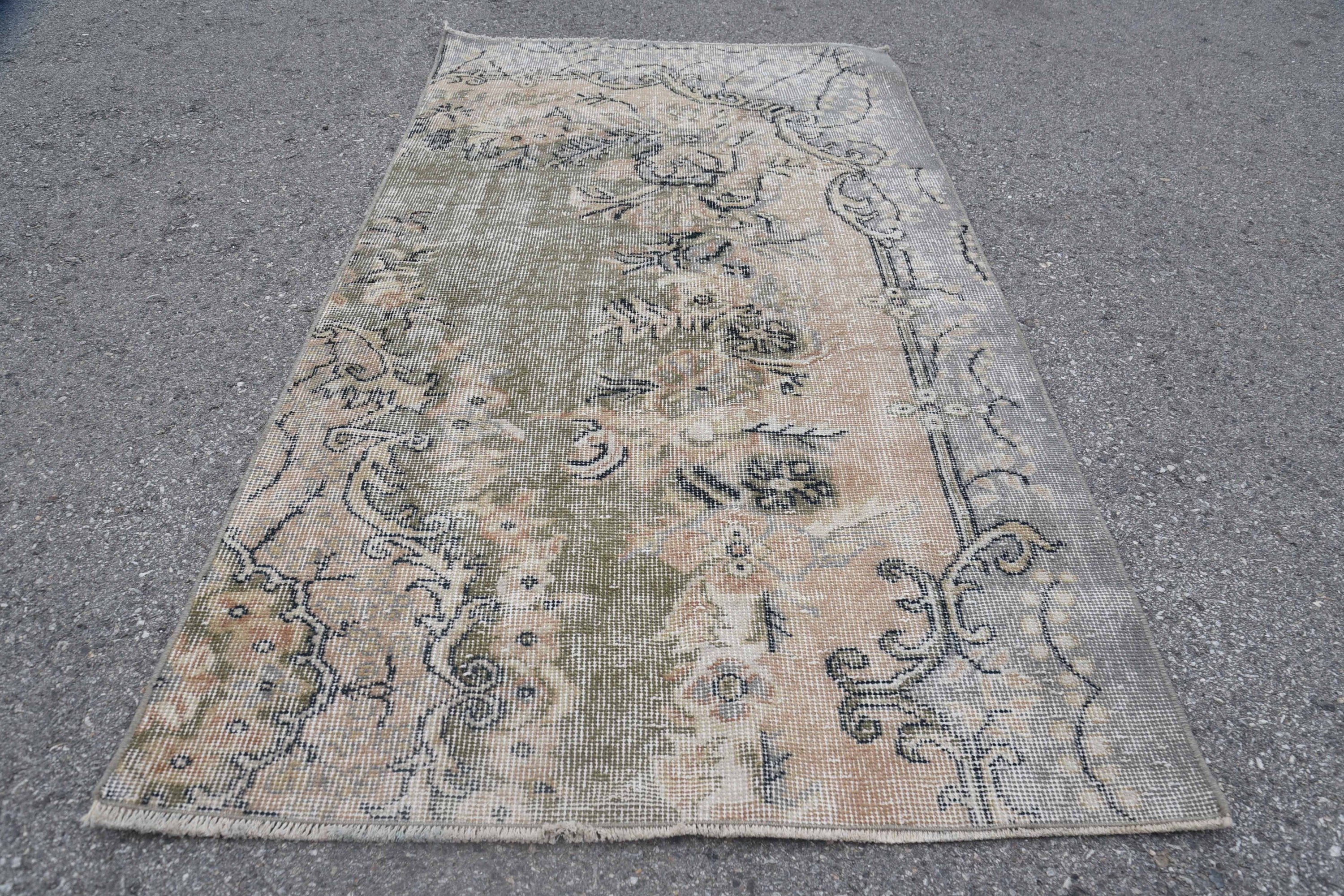 3.1x5.5 ft Accent Halı, Giriş Halısı, Vintage Halı, Yatak Odası Halısı, Türk Halıları, Yatak Odası Halıları, Ofis Halısı, Fas Halısı, Etnik Halı, Yer Halısı