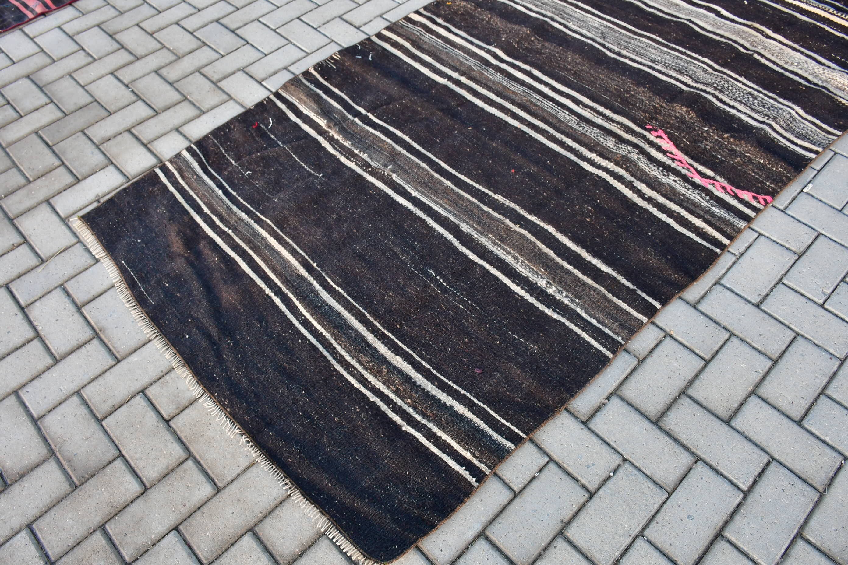 Türk Halıları, Ev Dekorasyonu Halısı, Kilim, Yemek Odası Halısı, Zemin Halıları, Kahverengi 4x8.4 ft Alan Halıları, Mutfak Halısı, Vintage Halılar