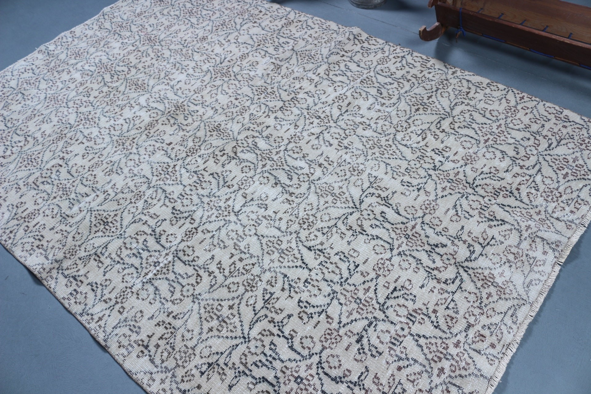 Kabile Halıları, Yatak Odası Halısı, 5.8x8.7 ft Büyük Halılar, Antika Halı, Yeşil Antika Halı, Anadolu Halısı, Vintage Halı, Türk Halısı, Oturma Odası Halısı