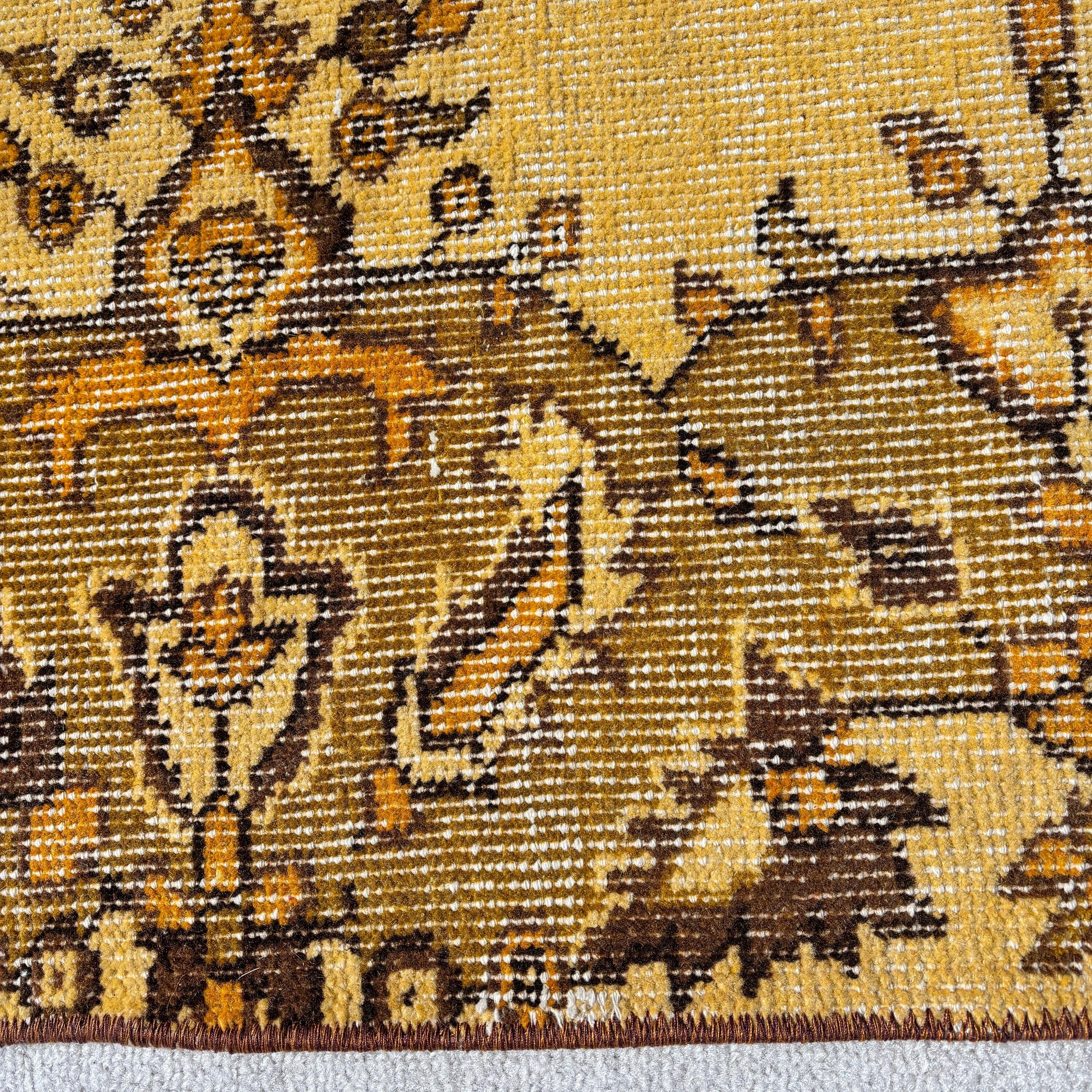 Turkish Rugs, 5.5x8.7 ft Large Rug, Living Room Rugs, Yellow Neutral Rugs, Bedroom Rug, Vintage Rug, Large Oushak Rugs, Antique Rugs