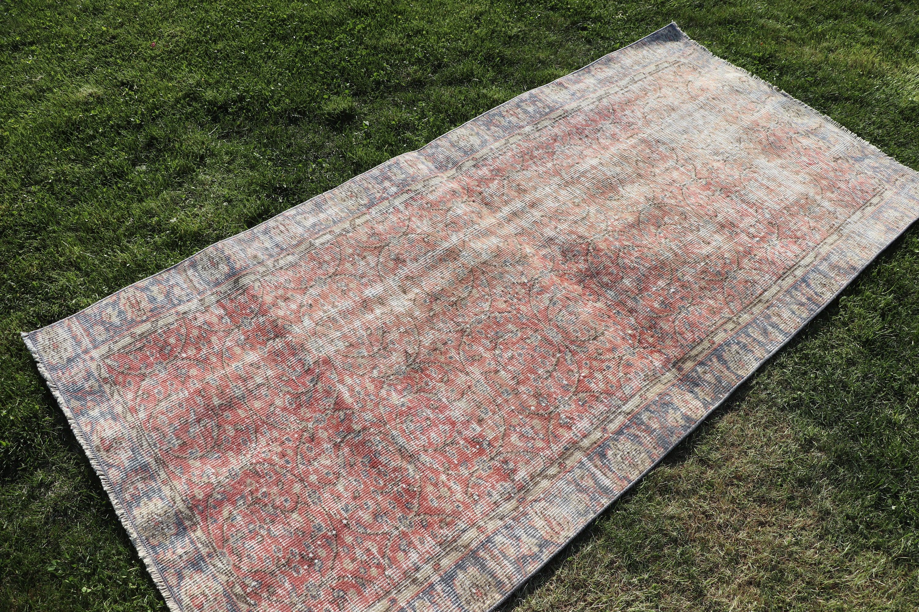 Vintage Halılar, Yatak Odası Halıları, 3,2x6,8 ft Accent Halı, Turuncu Soğuk Halı, Mutfak Halısı, Bohem Halıları, Oushak Halıları, Türk Halıları, Yatak Odası Halıları