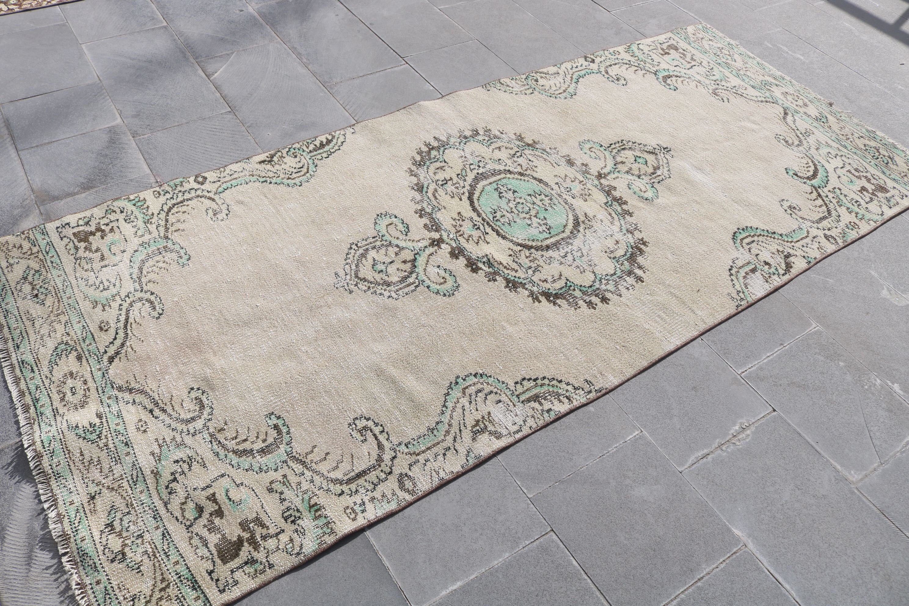 Old Rug, Boho Area Rug Rugs, Kitchen Rug, Indoor Rugs, Vintage Rugs, Rugs for Bedroom, Colorful Rugs, 3.7x8.4 ft Area Rug, Turkish Rug