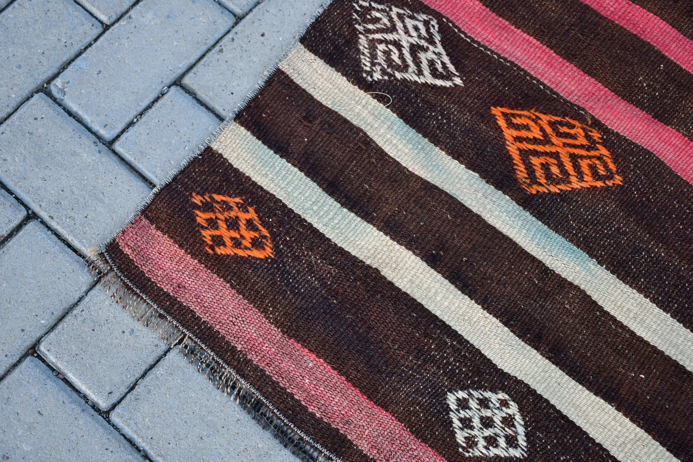 Bohemian Rug, 5.9x8.8 ft Large Rugs, Vintage Rugs, Brown Floor Rug, Bedroom Rug, Anatolian Rugs, Turkish Rug, Kilim, Living Room Rug