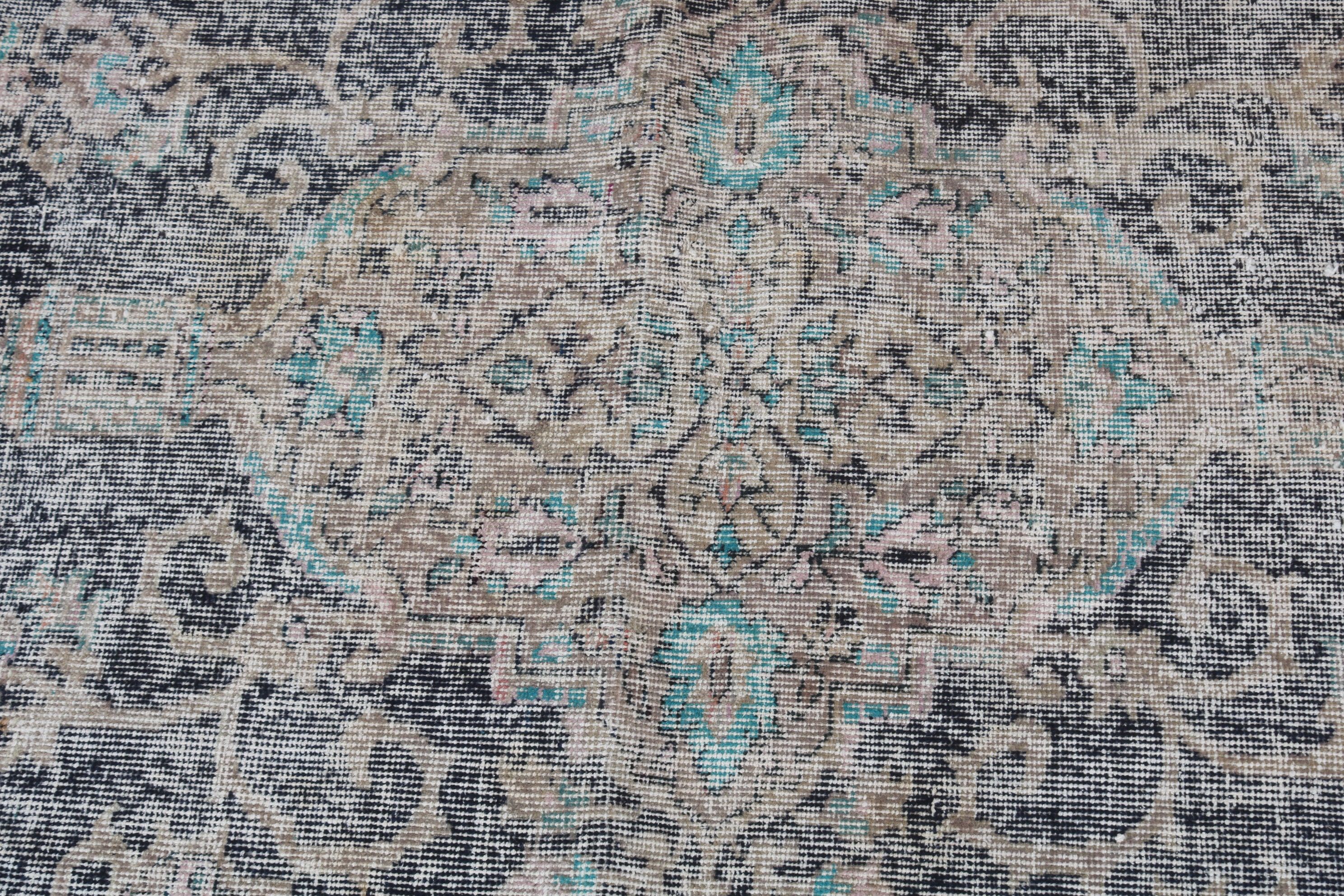 Vintage Halı, Fas Halısı, 3,8x6,9 ft Alan Halıları, Alan Kilimleri, Kahverengi Anadolu Halısı, Mutfak Halısı, Havalı Halılar, Yatak Odası Halısı, Türk Halıları