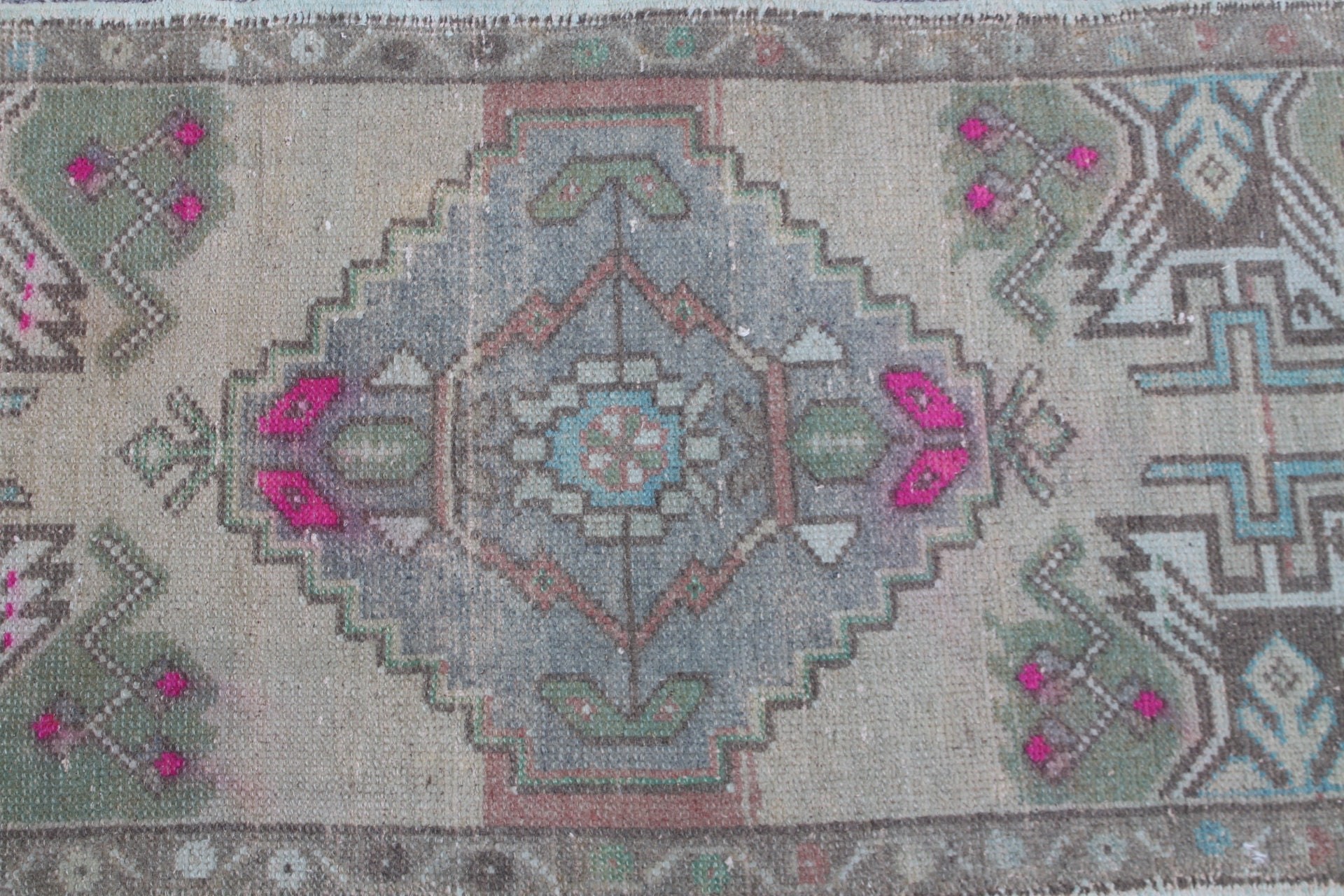 Yeşil Yer Halısı, Paspas Halısı, Fas Halısı, Anadolu Halısı, Vintage Halı, Türk Halıları, Özel Halılar, Yatak Odası Halıları, 1.7x3.3 ft Küçük Halı