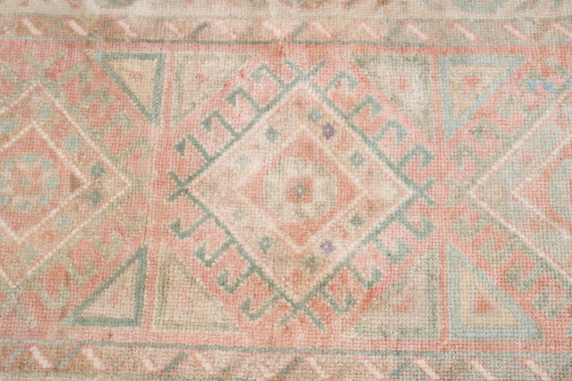 Vintage Halılar, 1.6x3.4 ft Küçük Halı, Turuncu Boho Halılar, Geometrik Halılar, Küçük Boho Halı, Küçük Vintage Halı, Modern Halı, Türk Halısı