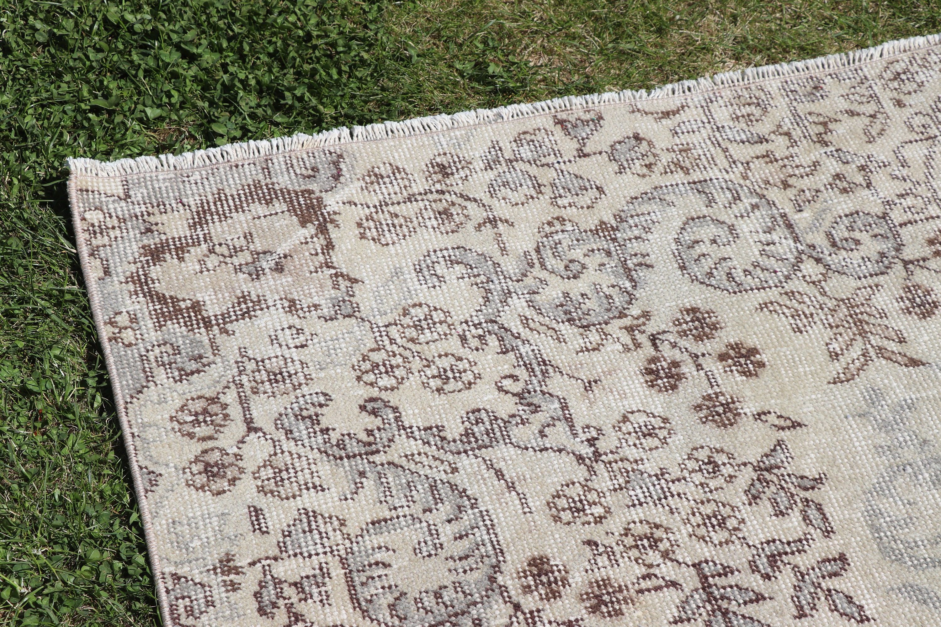 Vintage Rug, Home Decor Rug, 5.6x8.7 ft Large Rug, Large Vintage Rug, Beige Floor Rug, Turkish Rugs, Living Room Rugs