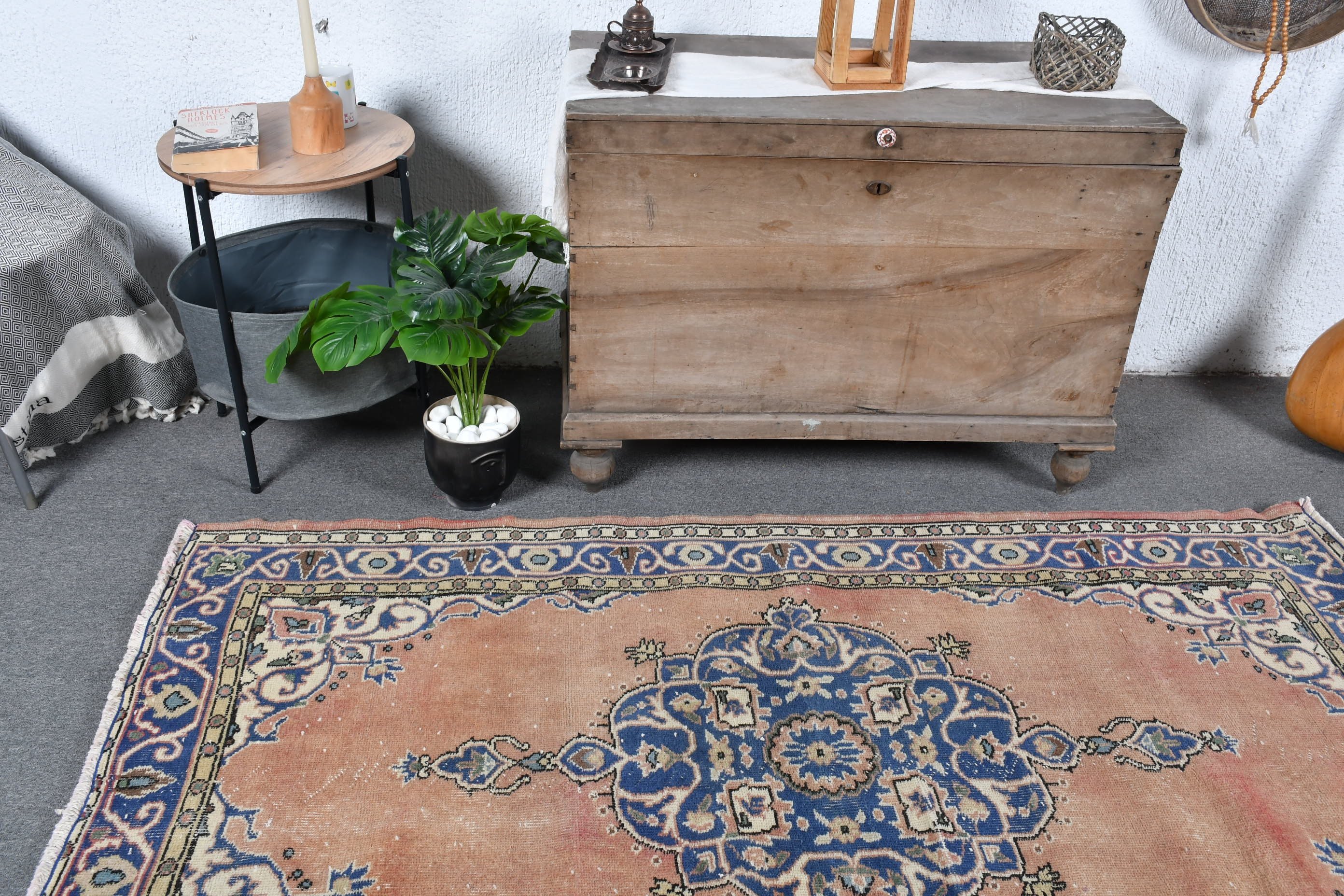 Mutfak Halıları, Kırmızı Soğuk Halılar, Anadolu Halısı, Soluk Halı, Yer Halısı, Türk Halısı, 3,9x6,8 ft Alan Halısı, Alan Halıları, Oryantal Halı, Vintage Halı