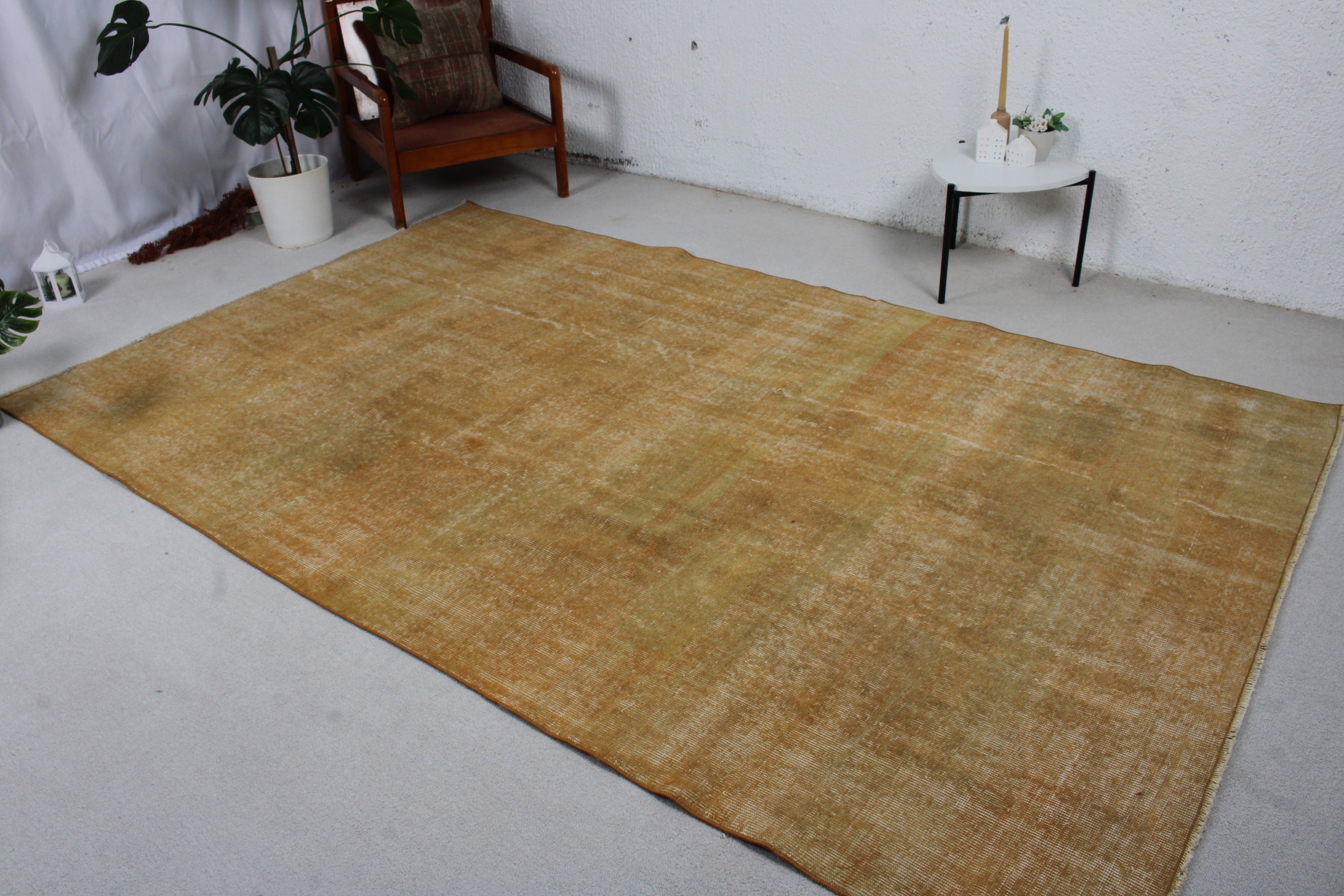 Turkish Rugs, Large Vintage Rug, Vintage Rugs, Beige Oriental Rugs, Dining Room Rugs, Statement Rug, Neutral Rugs, 6.1x9.7 ft Large Rugs