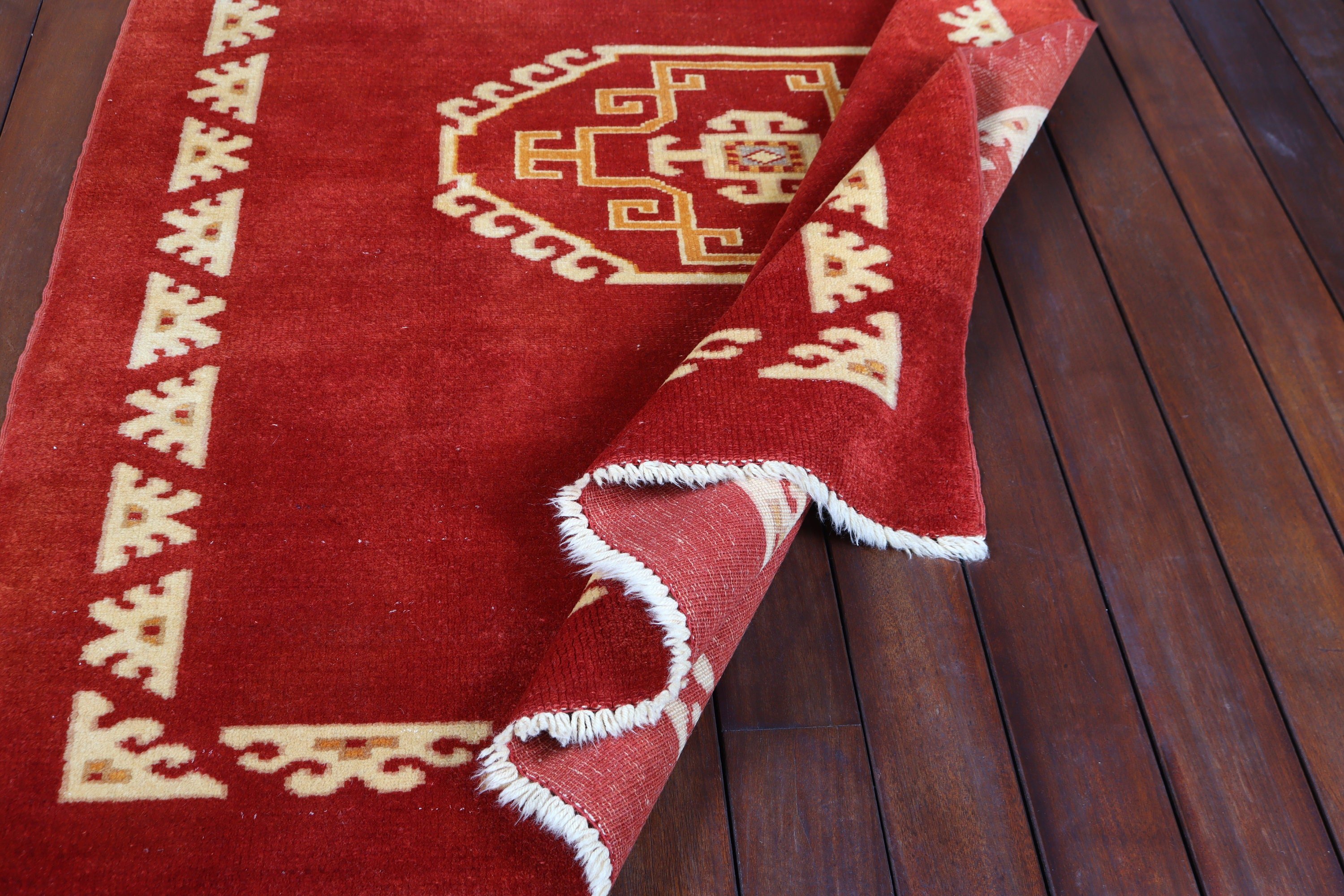 Red Anatolian Rugs, Modern Rug, Nursery Rug, Turkish Rug, Home Decor Rug, 4x5 ft Accent Rug, Vintage Rugs, Floor Rug, Boho Accent Rugs