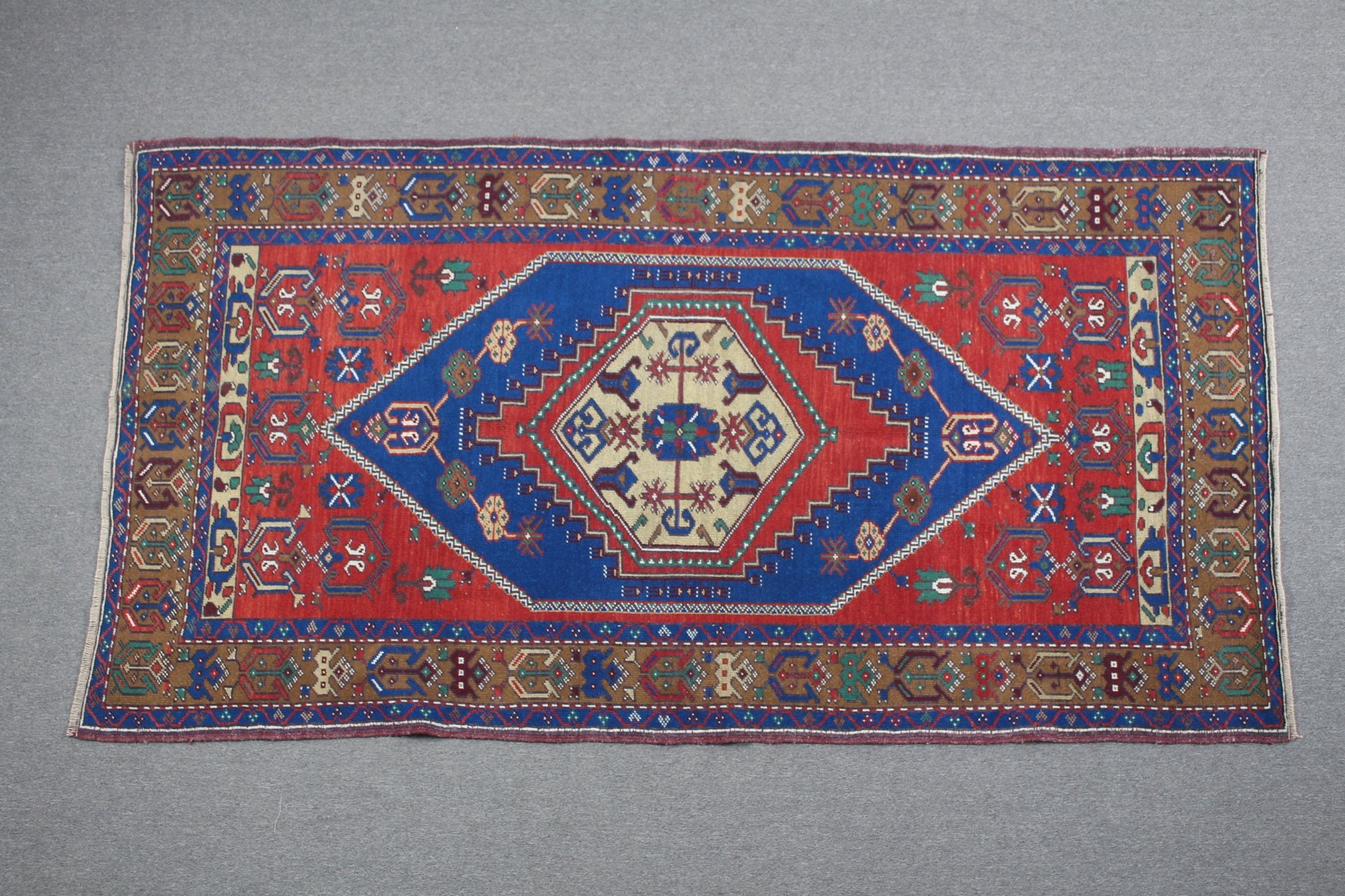 Kırmızı Anadolu Halısı, Sanat Halısı, Vintage Halı, 4.2x7.8 ft Alan Halısı, Yatak Odası Halısı, Türk Halısı, Mutfak Halıları, Ofis Halıları, Yer Halısı, Alan Halıları