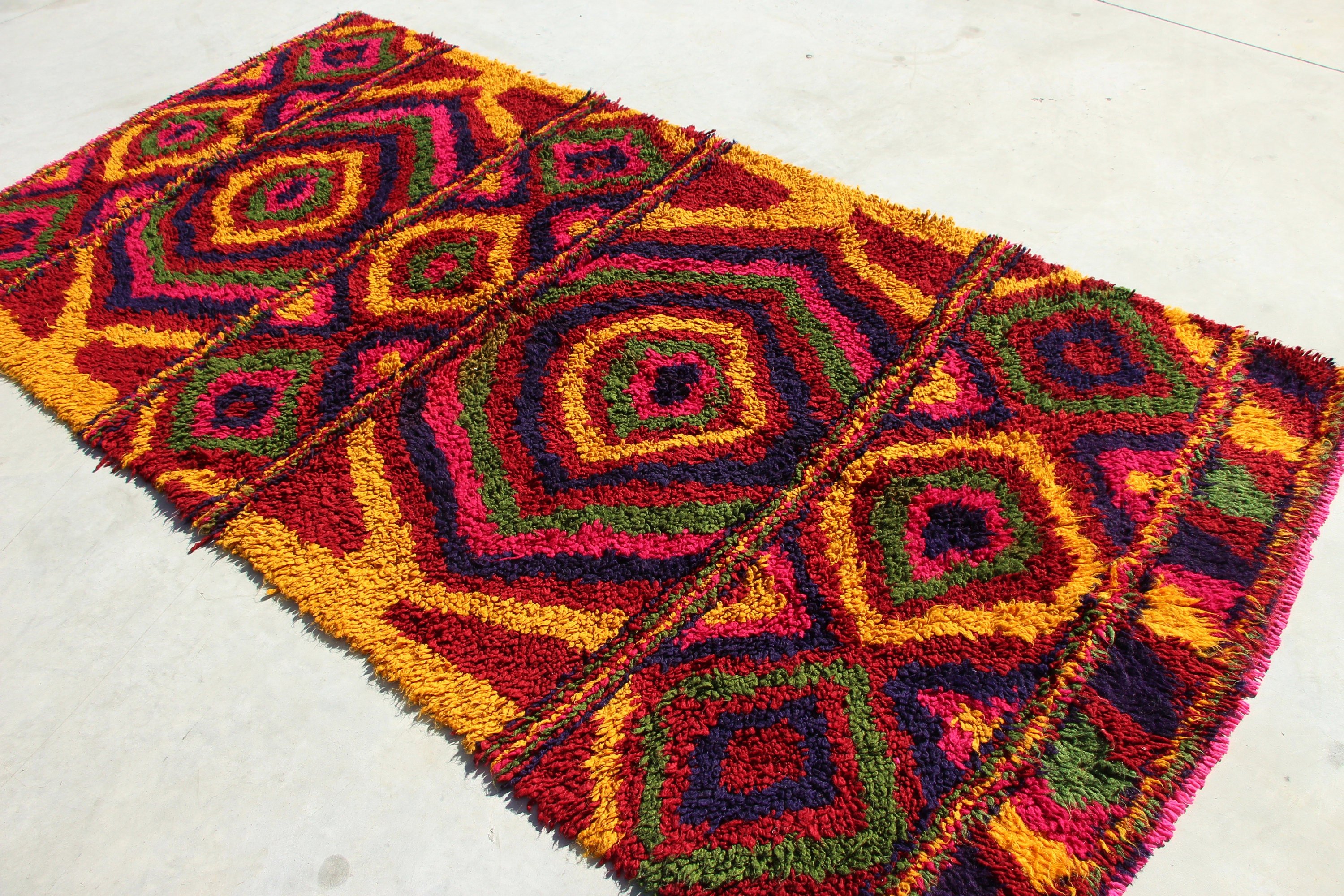 Vintage Rugs, Bedroom Rug, Home Decor Rugs, Oriental Rug, 4.6x8.8 ft Large Rug, Salon Rug, Cute Rugs, Turkish Rug, Red Anatolian Rug, Kilim