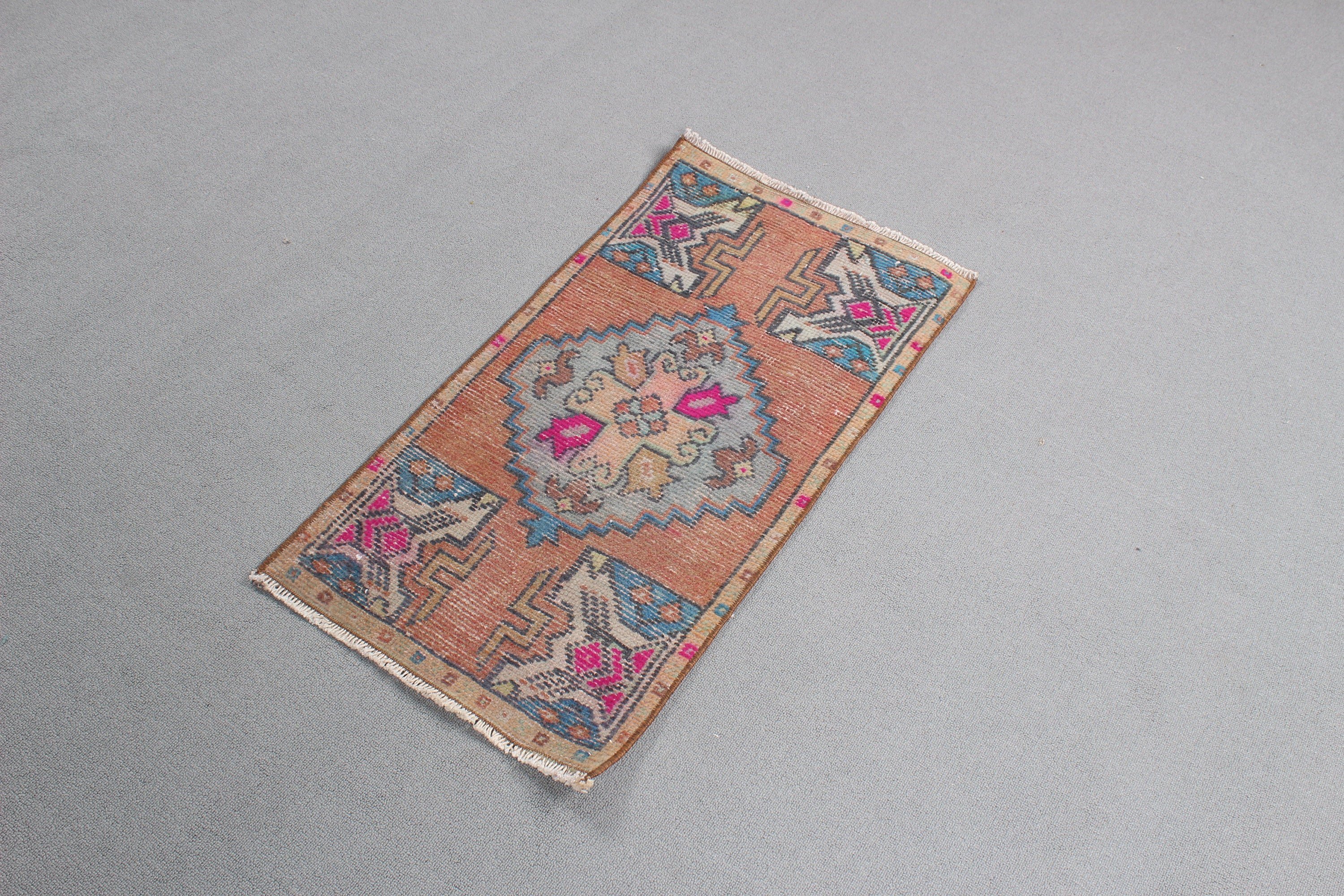 Home Decor Rugs, Small Area Rug, Turkish Rugs, 1.5x3 ft Small Rug, Blue Home Decor Rug, Small Boho Rug, Vintage Rugs, Floor Rug, Luxury Rug