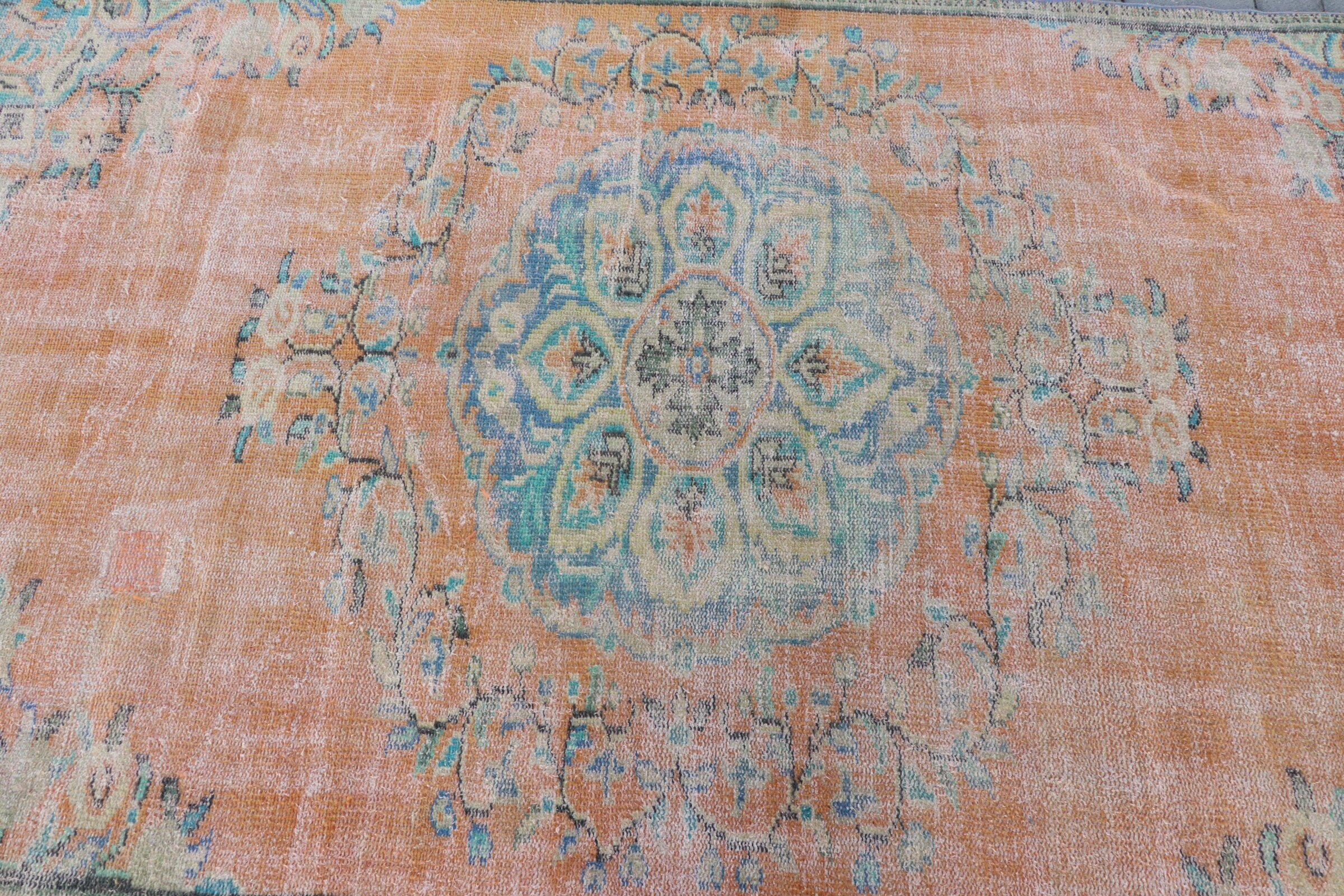 Living Room Rug, Turkish Rug, Dining Room Rug, Floor Rug, 4.5x8.2 ft Area Rugs, Cool Rug, Flatweave Rugs, Vintage Rug, Orange Floor Rugs