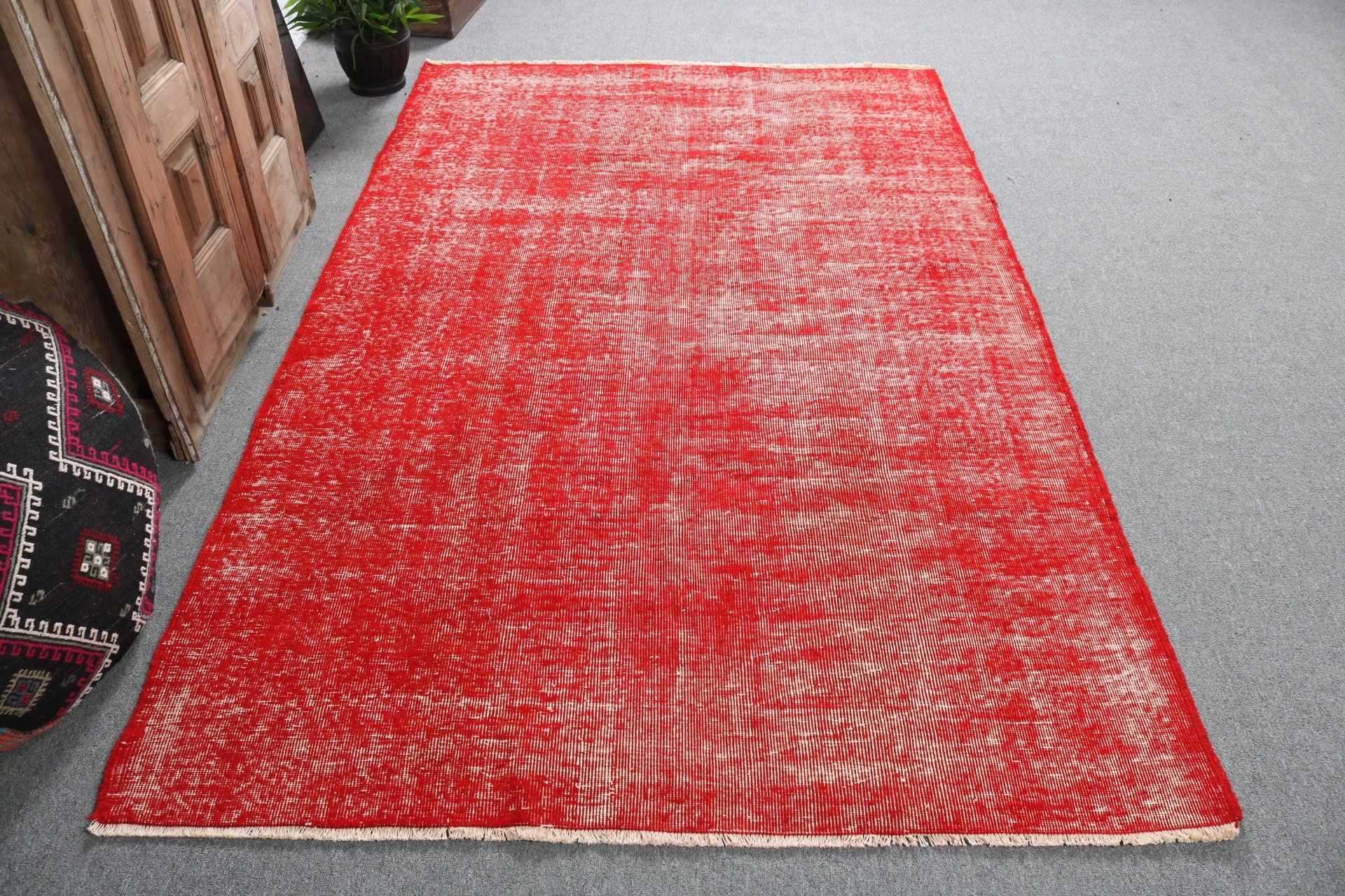 Nursery Rug, Living Room Rugs, 4.8x7.7 ft Area Rug, Red Bedroom Rug, Oriental Rug, Neutral Rugs, Decorative Rug, Turkish Rugs, Vintage Rugs