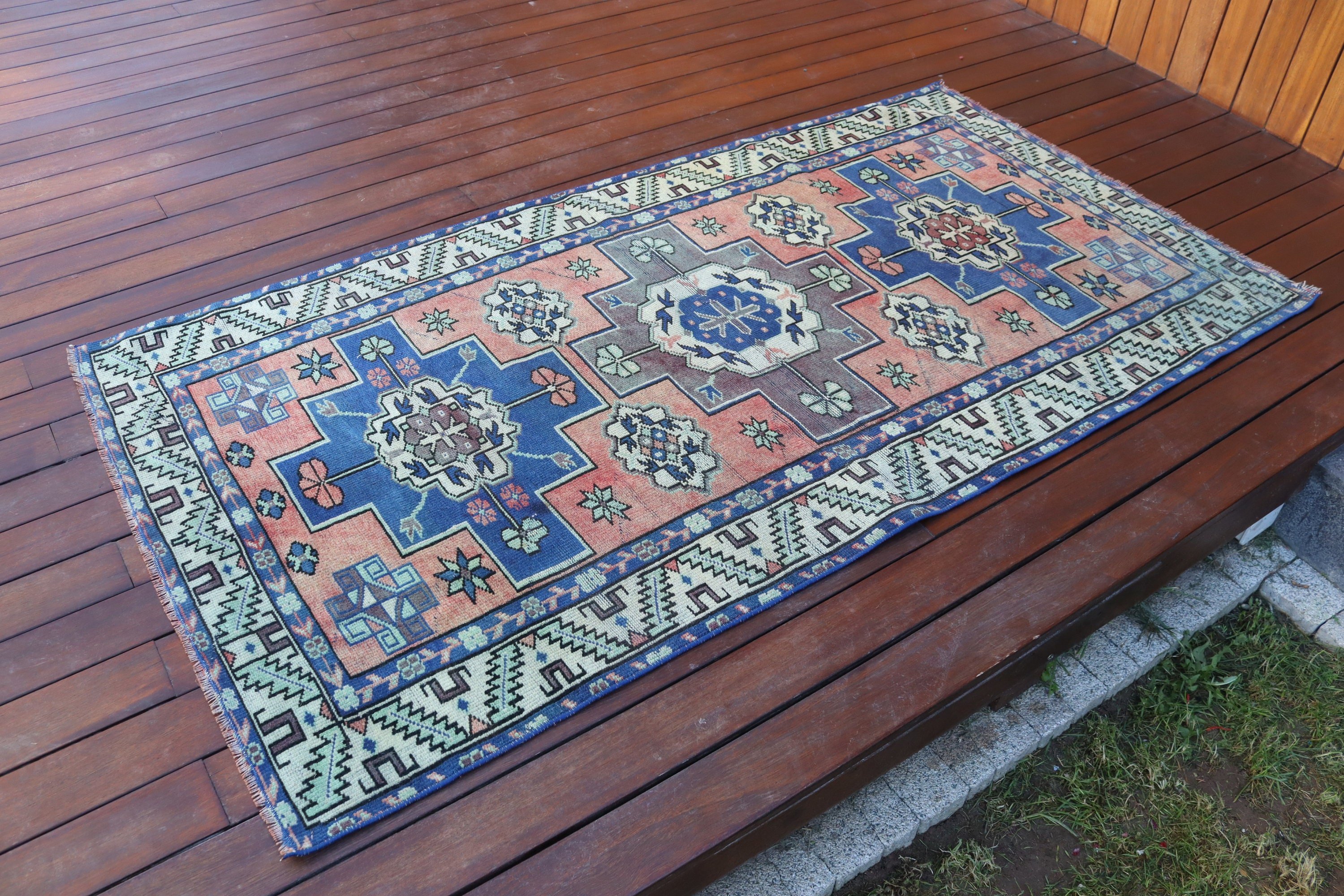 Boho Accent Halı, Kırmızı Yatak Odası Halıları, Dekoratif Halı, 3.1x6 ft Vurgulu Halılar, Türk Halısı, Lüks Halılar, Vintage Halılar, Nötr Halı