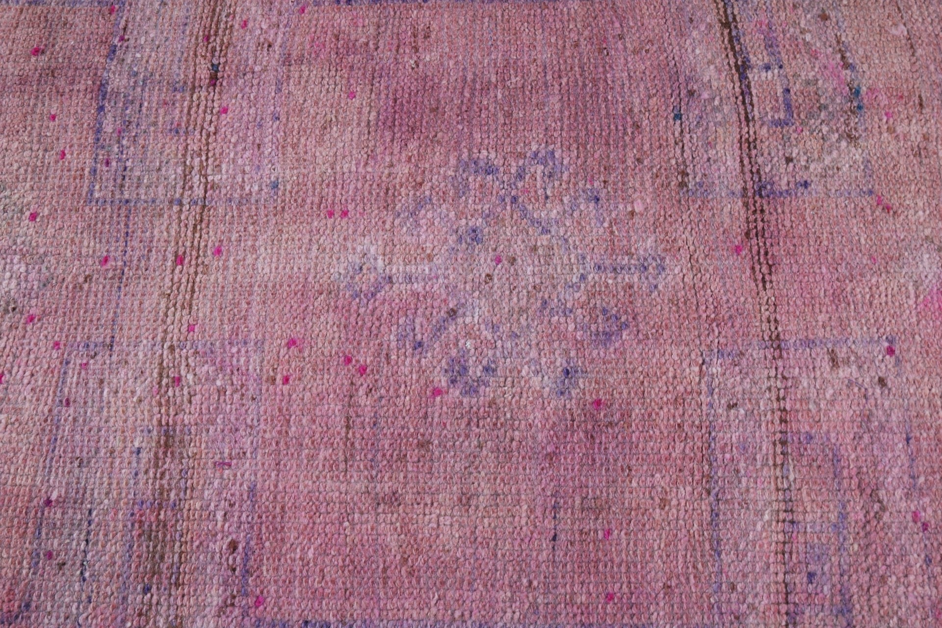 Turkish Rug, 3x12.4 ft Runner Rugs, Stair Rug, Home Decor Rug, Handwoven Rug, Vintage Rugs, Orange Luxury Rug, Beni Ourain Runner Rugs